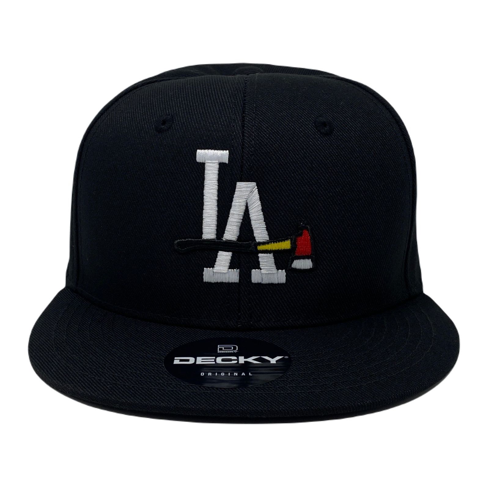 Other Los Angeles LA Axe 2 Snapback Hat All Black Size ONE SIZE - 5 Thumbnail