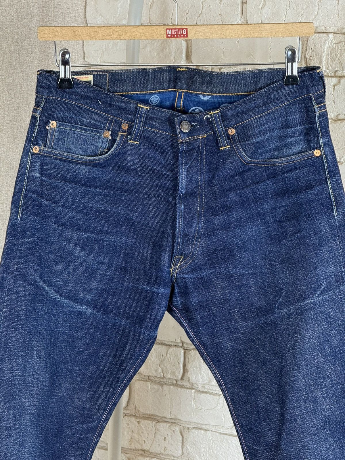 Momotaro Jeans Momotaro Japan Old Blue Indigo Zimbabwe Cotton 0605-C Pant Size US 32 / EU 48 - 3 Thumbnail