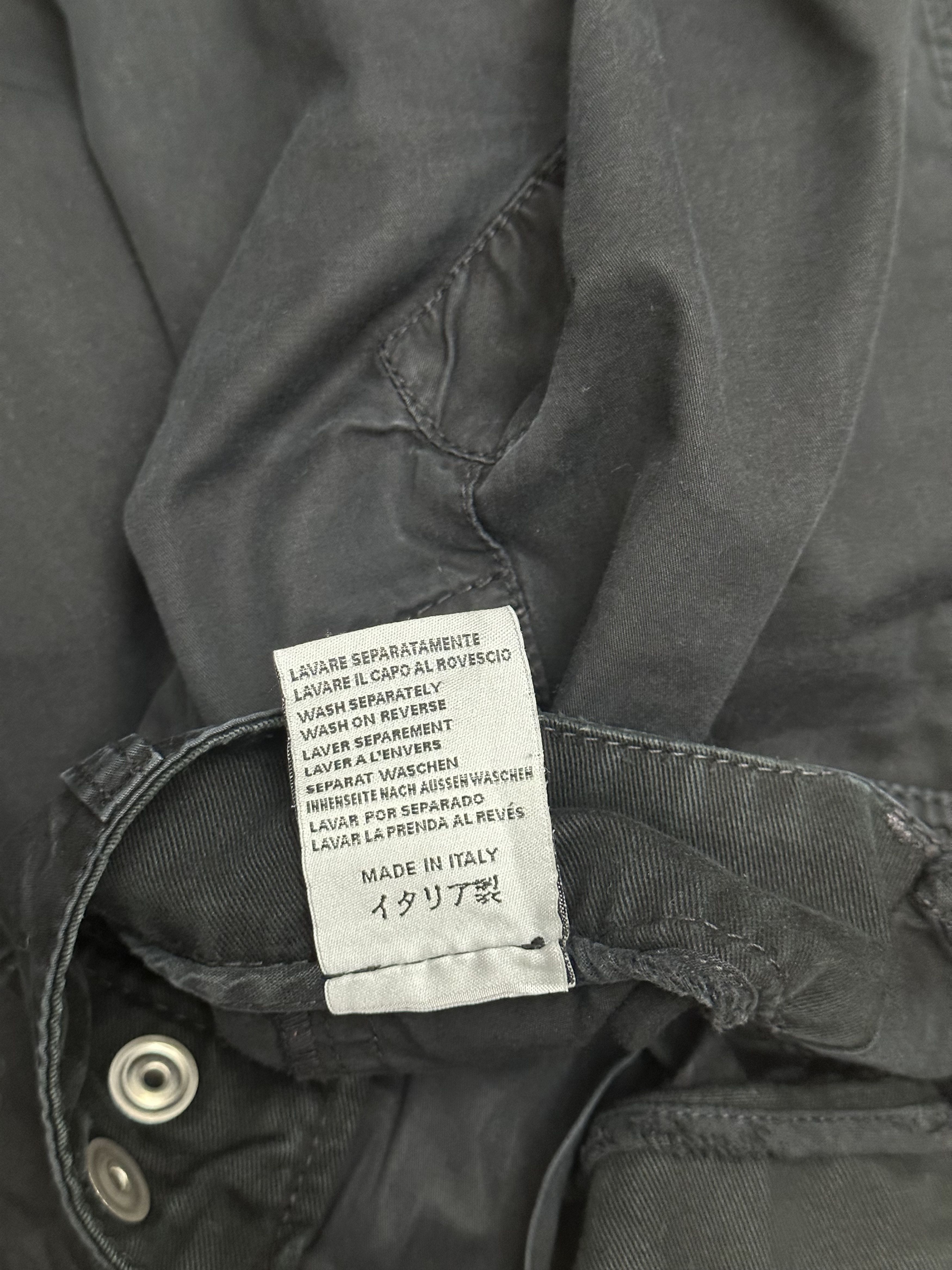Andrew Mackenzie Zipped Black Jeans Size US 33 - 7 Thumbnail