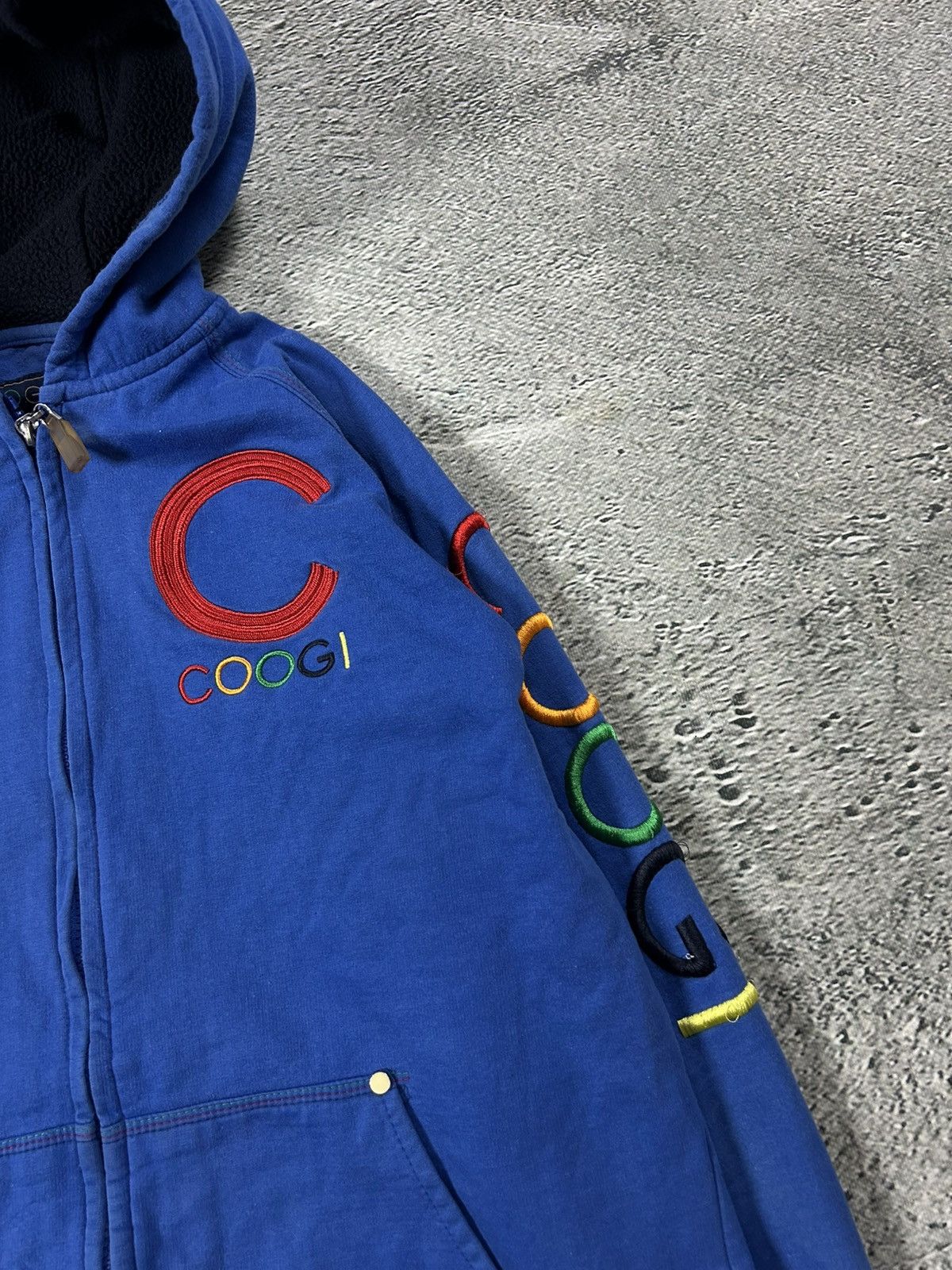 Coogi Coogi vintage zip hoodie blue Australia logo Y2K Size US M / EU 48-50 / 2 - 2 Thumbnail