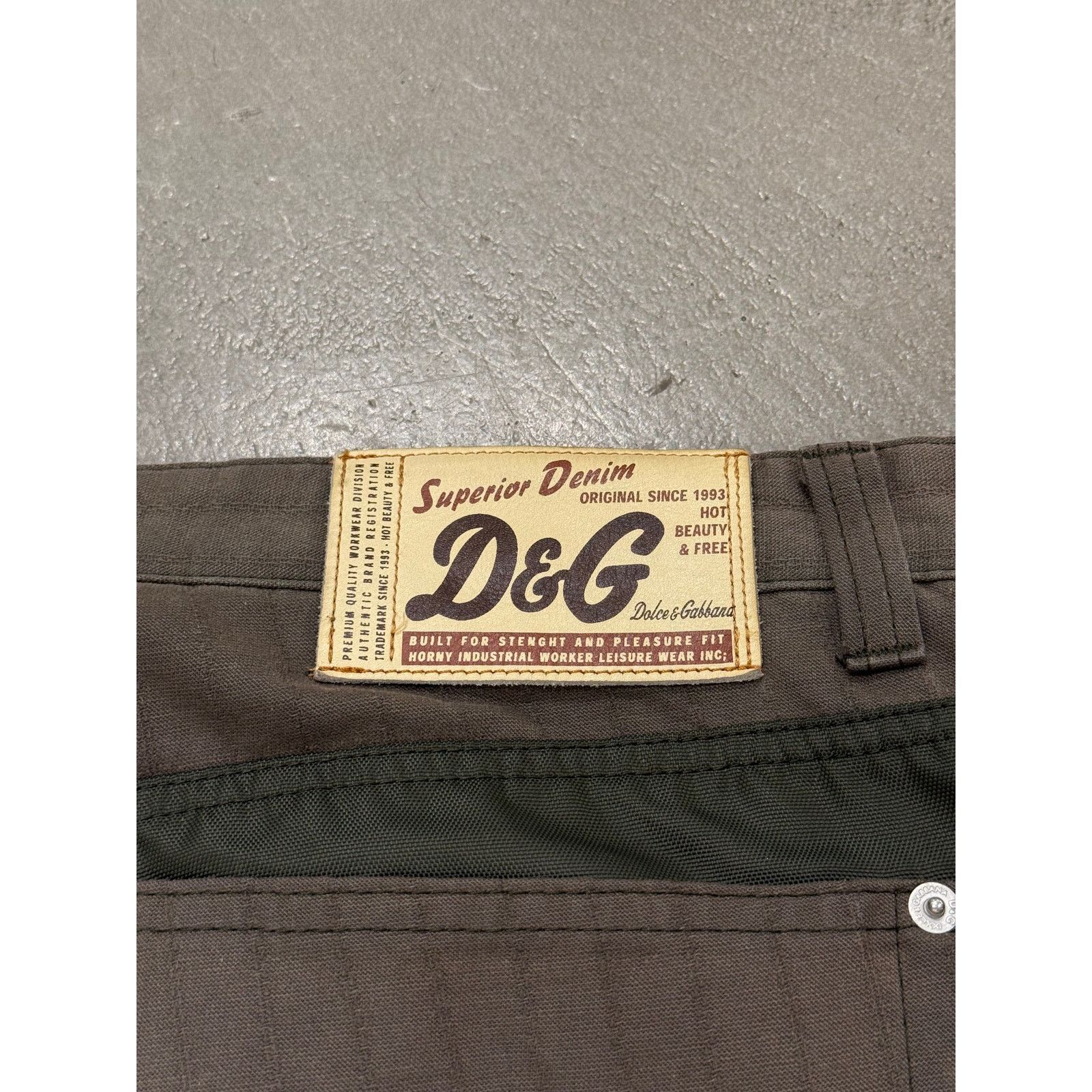 Dolce & Gabbana A/W2004 Dolce & Gabbana double layer hybrid pants Size 33" - 9 Thumbnail