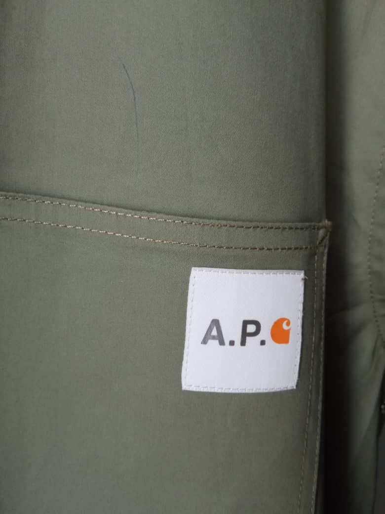 A.P.C. × Carhartt Wip A.P.C. x Carhartt WIP Mishiguene Jacket Kaki Size US L / EU 52-54 / 3 - 5 Thumbnail