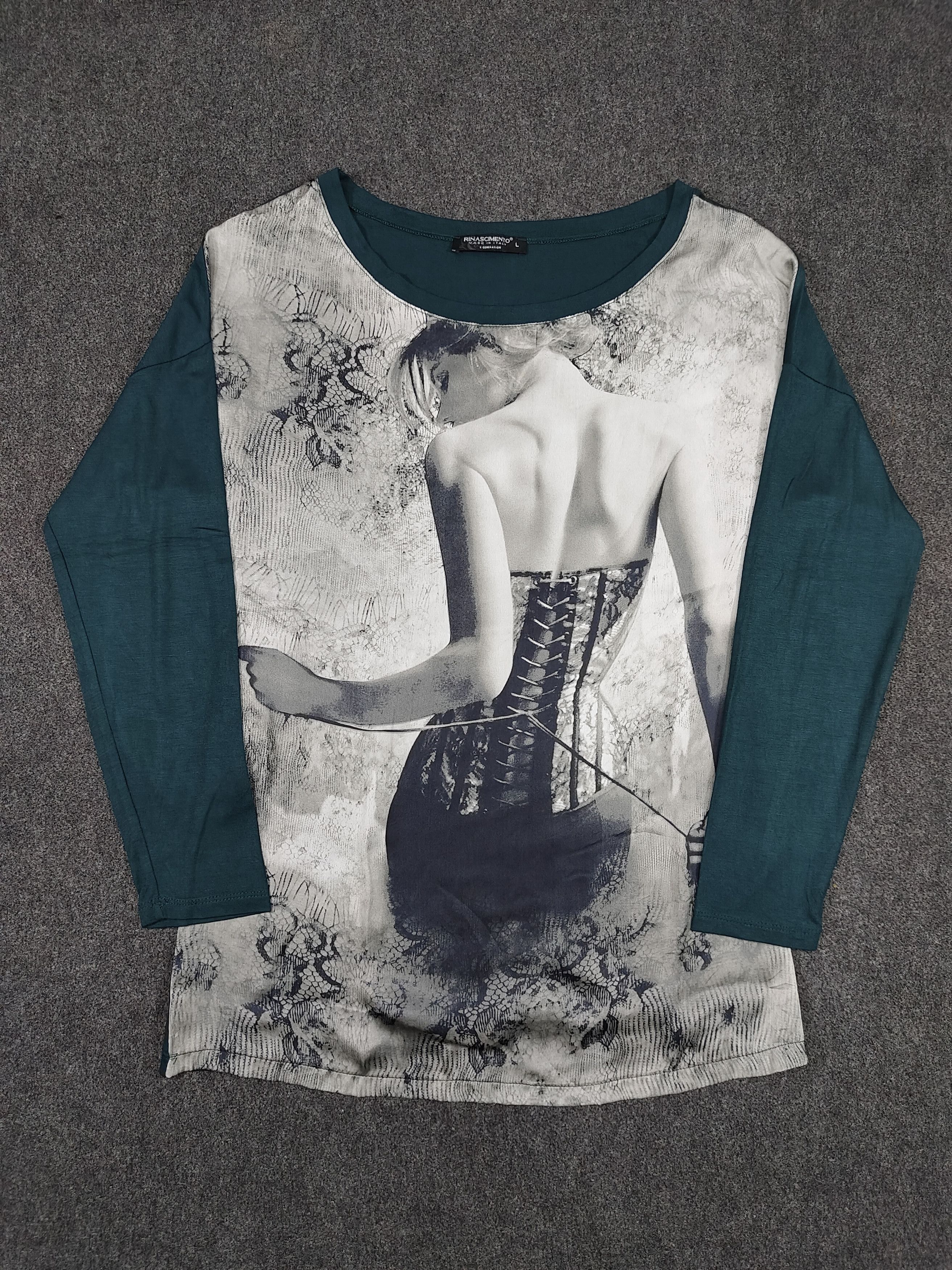 Seditionaries 🔥Rinascimento X Generation Artistic Graphic Silk Top Size L / US 10 / IT 46 - 5 Thumbnail