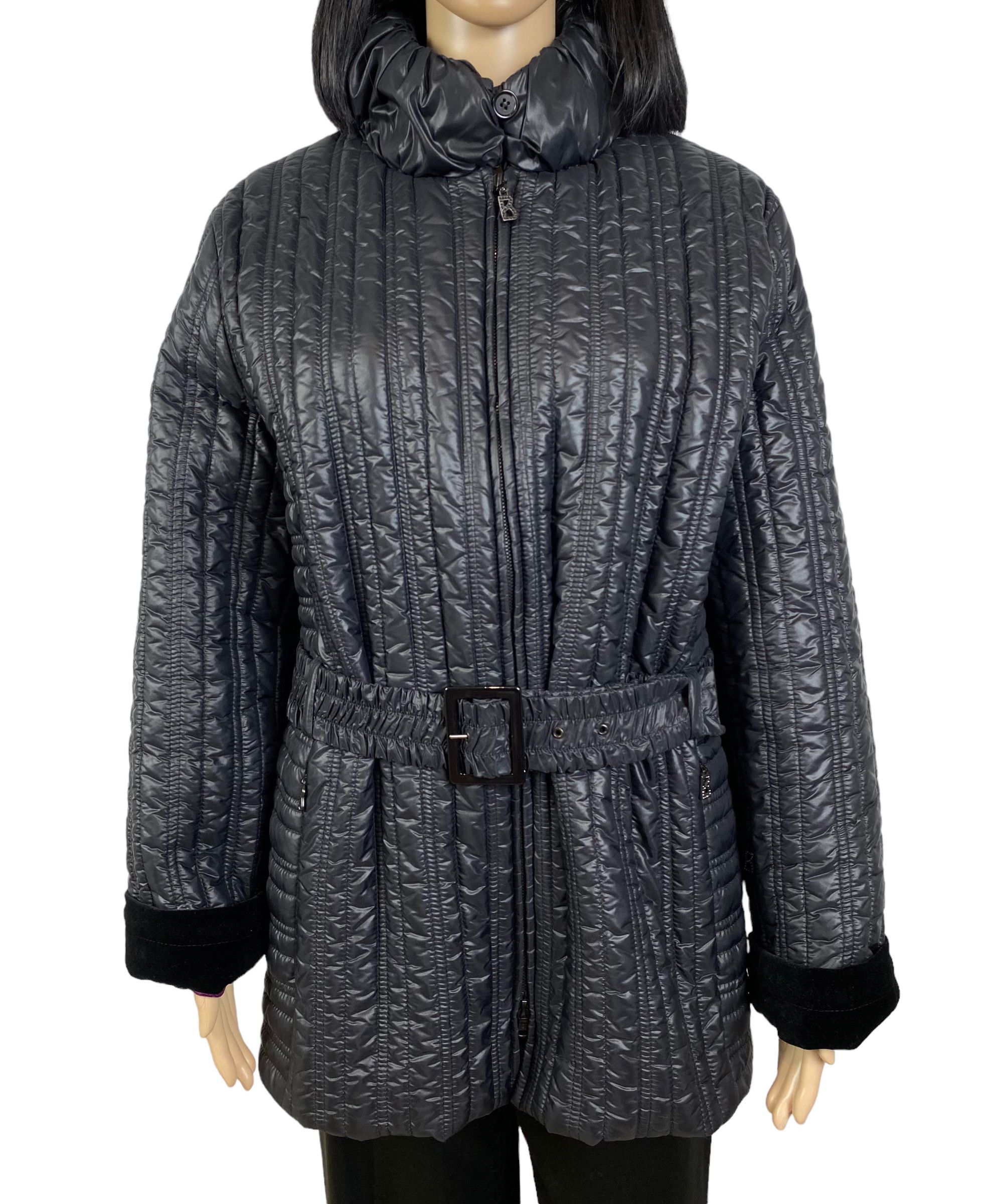 Bogner Sonia Bogner Quilted Belted Warm Coat size XL Size XL / US 12-14 / IT 48-50 - 4 Thumbnail