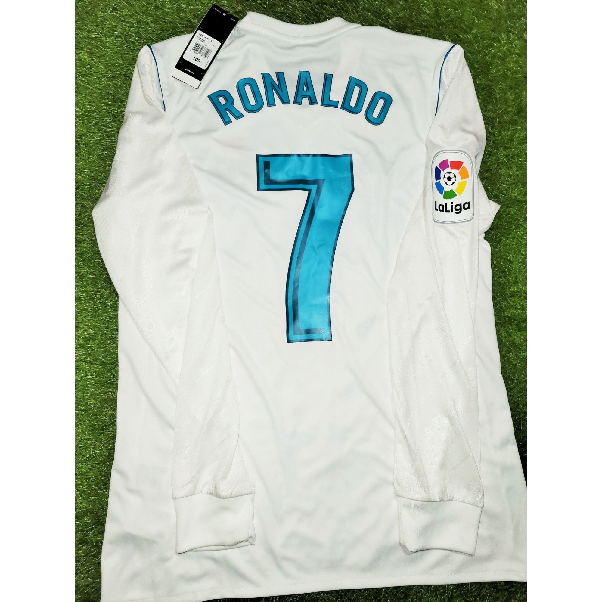 06-07 Manchester United Cristiano Ronaldo Long Sleeve Away Black Jersey  Shirt LS