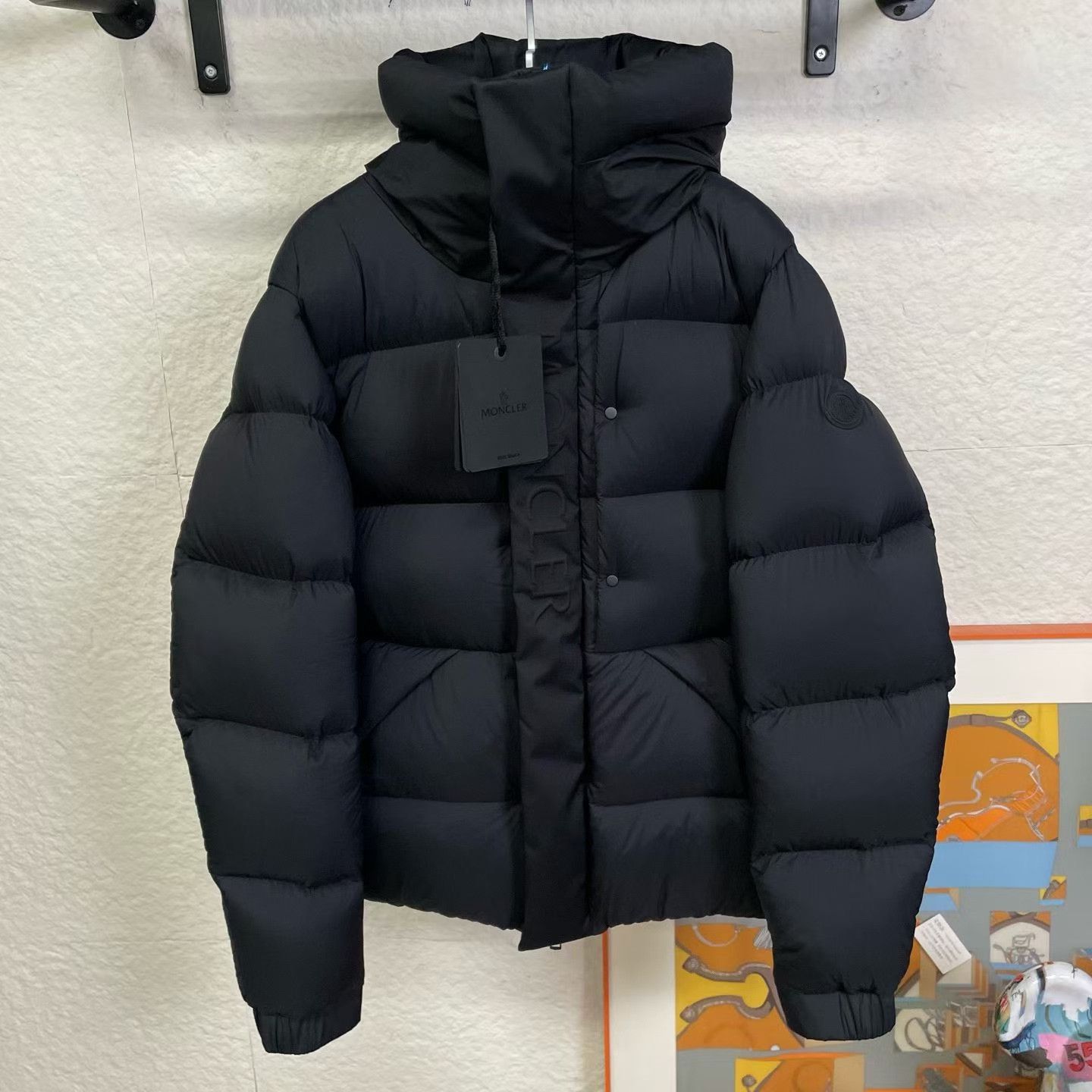 Moncler Moncler Madeira Black Down Jacket Size US XL / EU 56 / 4 - 1 Thumbnail