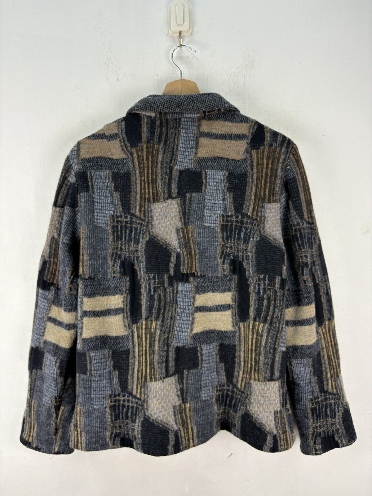 Japanese Brand Vintage Japanese Shawl Collar Jacket Patchwork Kapital Style Size US M / EU 48-50 / 2 - 2 Thumbnail