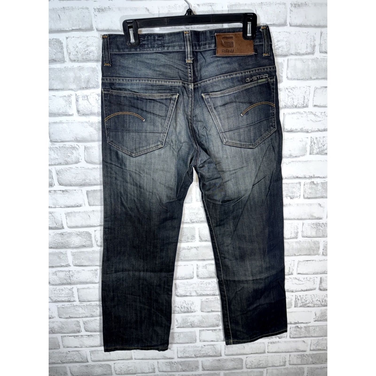 G-Star G-Star Raw Jeans Blue Button Fly 3301 Distressed Denim Trousers Mens 30x26 Size US 30 / EU 46 - 7 Thumbnail