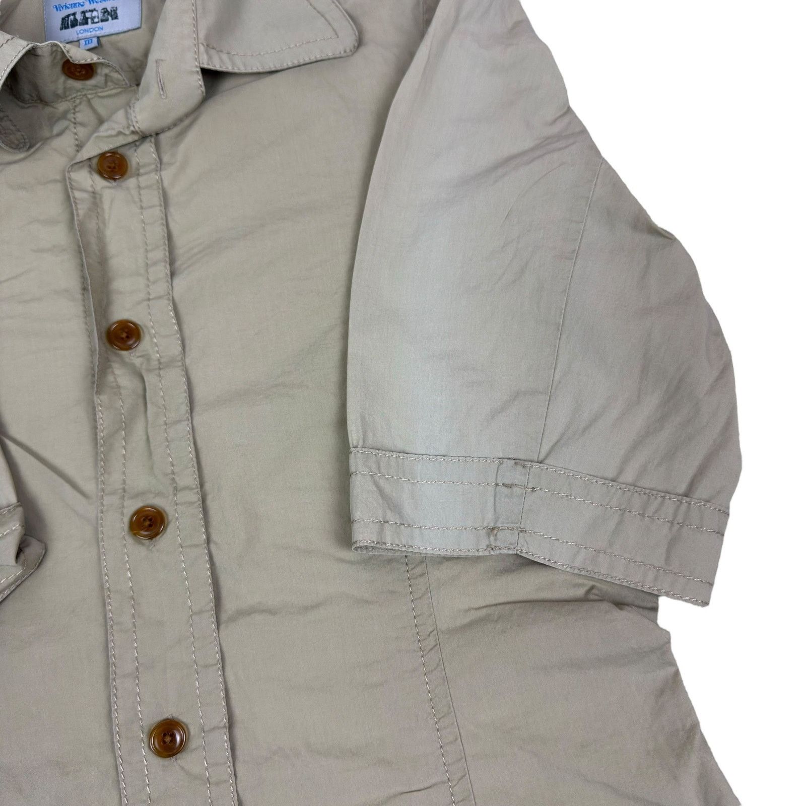 Vivienne Westwood Vivienne Westwood London Mens Collared Button-Up Shirt Size US M / EU 48-50 / 2 - 3 Thumbnail