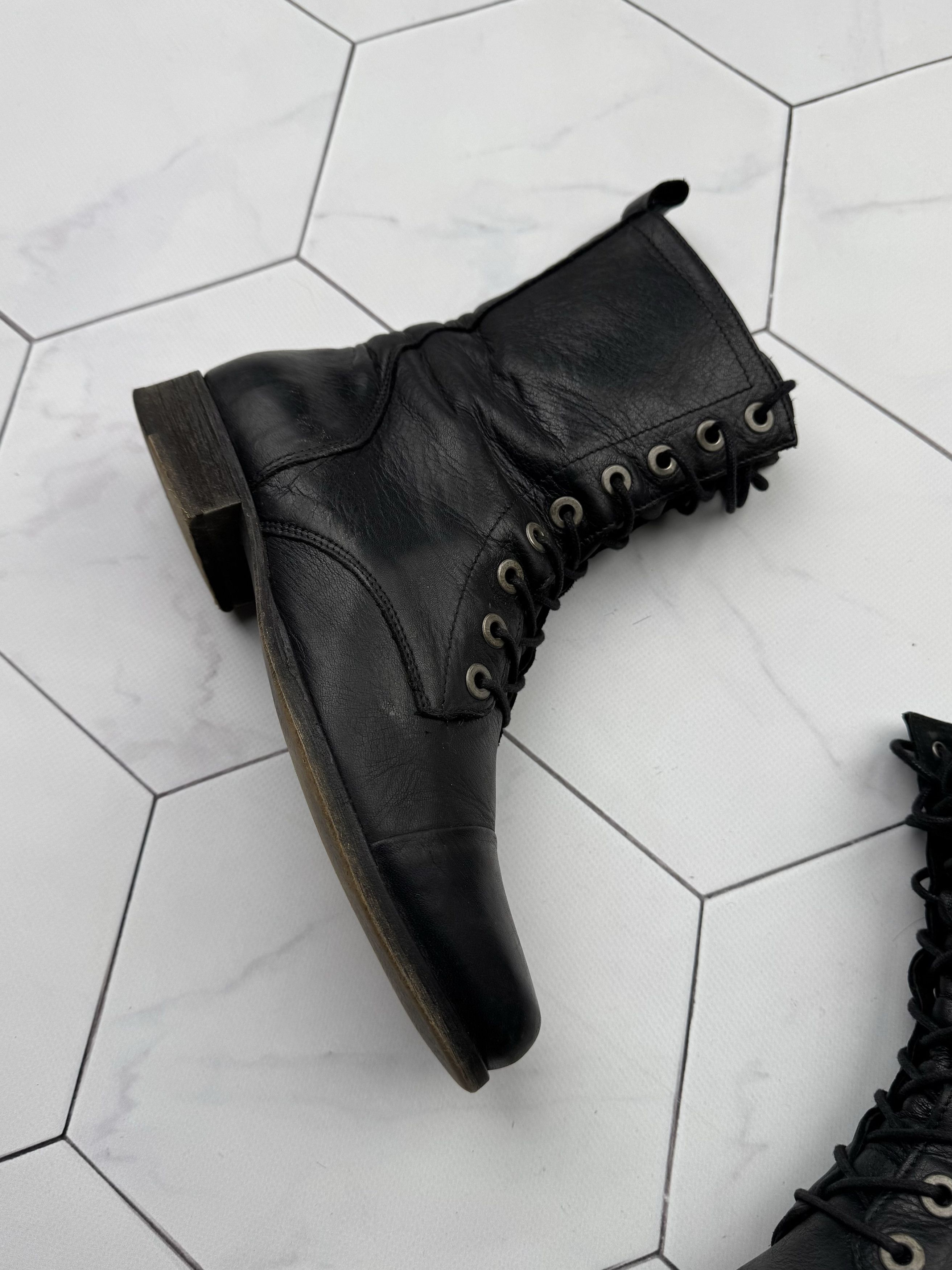 Diesel Diesel Vintage Leather Boots (B175) Size US 7 / IT 37 - 2 Thumbnail
