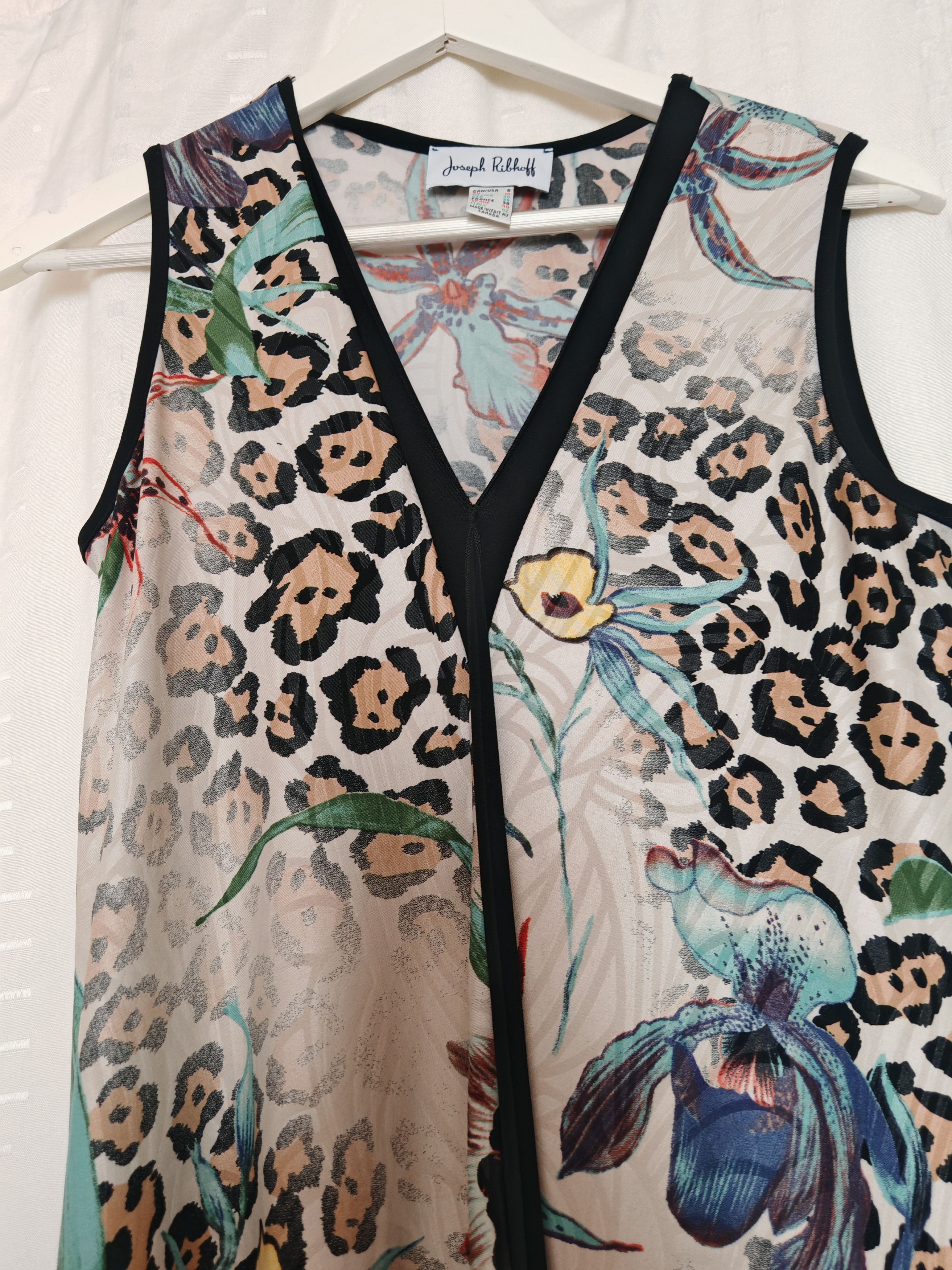 Designer × Joseph Ribkoff × Vintage Vintage Joseph Ribkoff Y2K 00s Pattern Maxi Dress Slinky Size M / US 6-8 / IT 42-44 - 5 Thumbnail