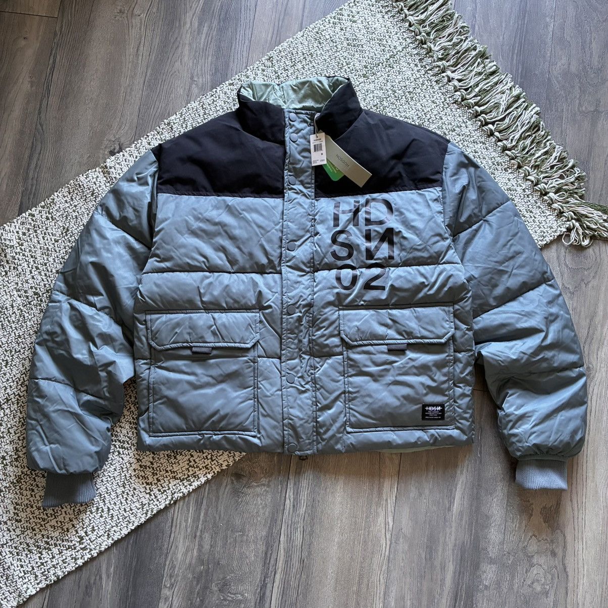 Hudson HUDSON Quilt Short Puffer Jacket in Stormy Blue Size US M / EU 48-50 / 2 - 1 Thumbnail