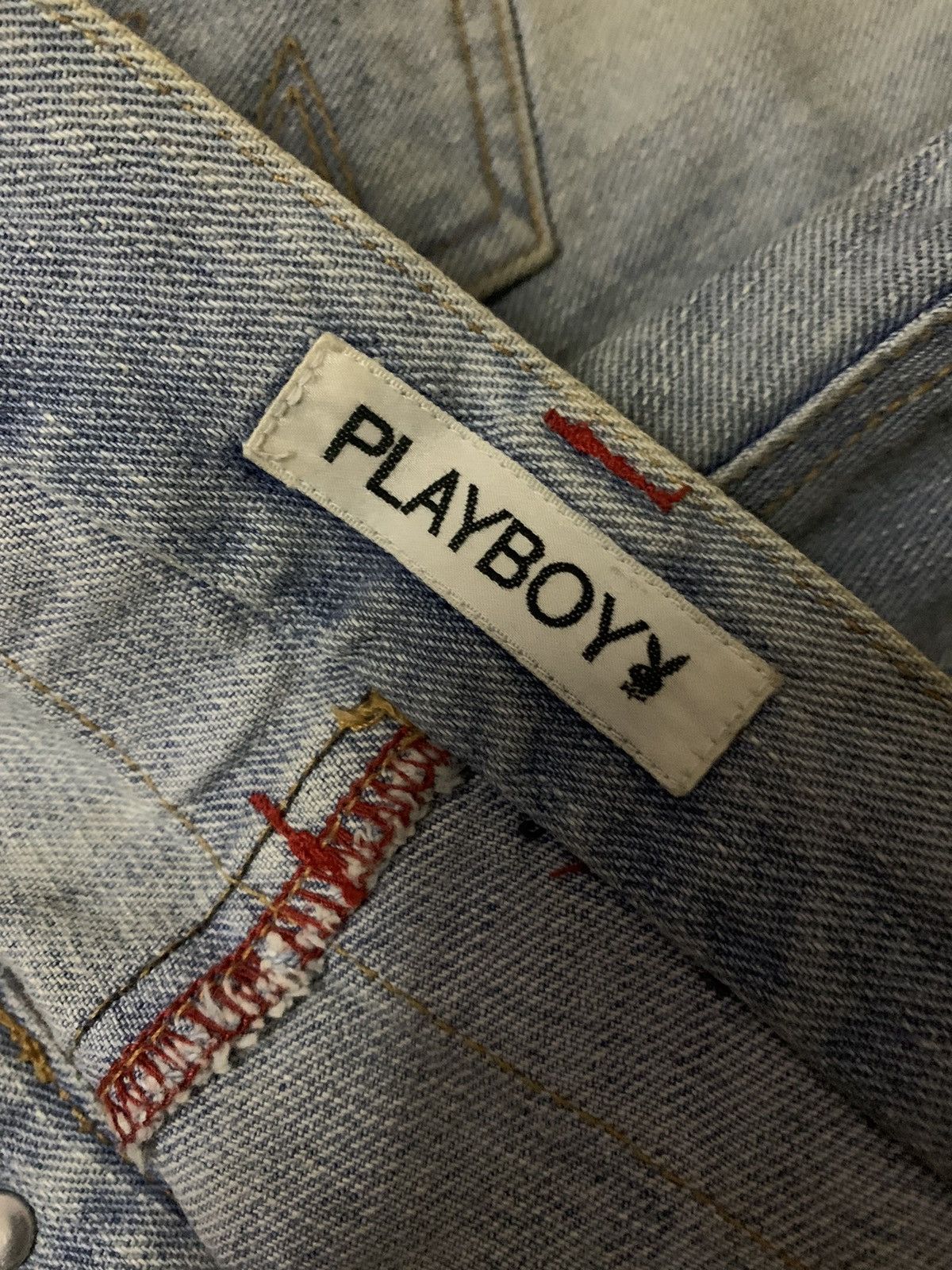 Japanese Brand × Playboy × Vintage 💥Vtg Japanese Playboy Denim Size 30" / US 8 / IT 44 - 7 Thumbnail