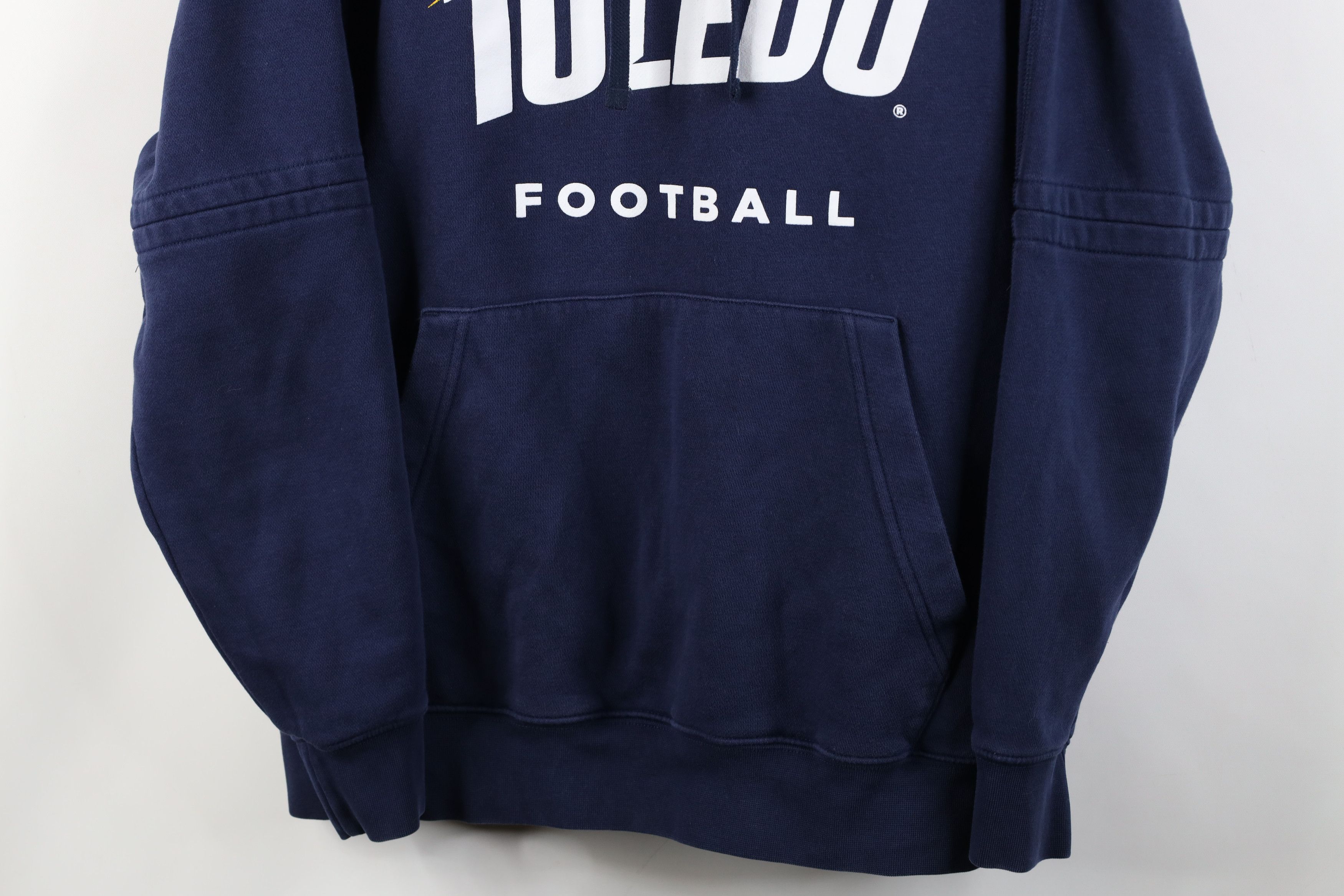 Nike Nike University of Toledo Football Hoodie Sweatshirt Blue Size US L / EU 52-54 / 3 - 3 Thumbnail