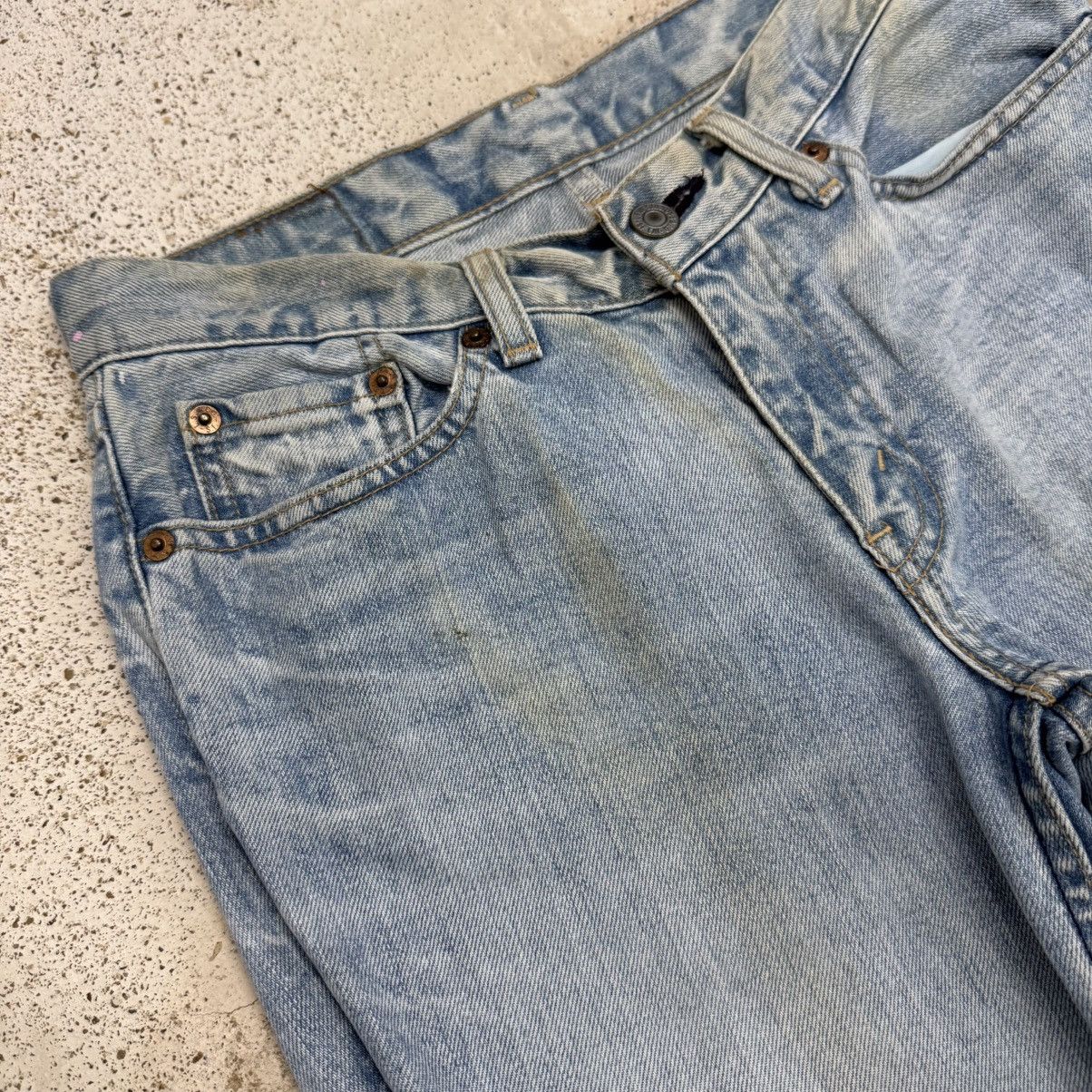 Levi's Vintage Y2K Levis W317 Flare Paints Designer Inspired Pants Size 30" / US 8 / IT 44 - 7 Thumbnail