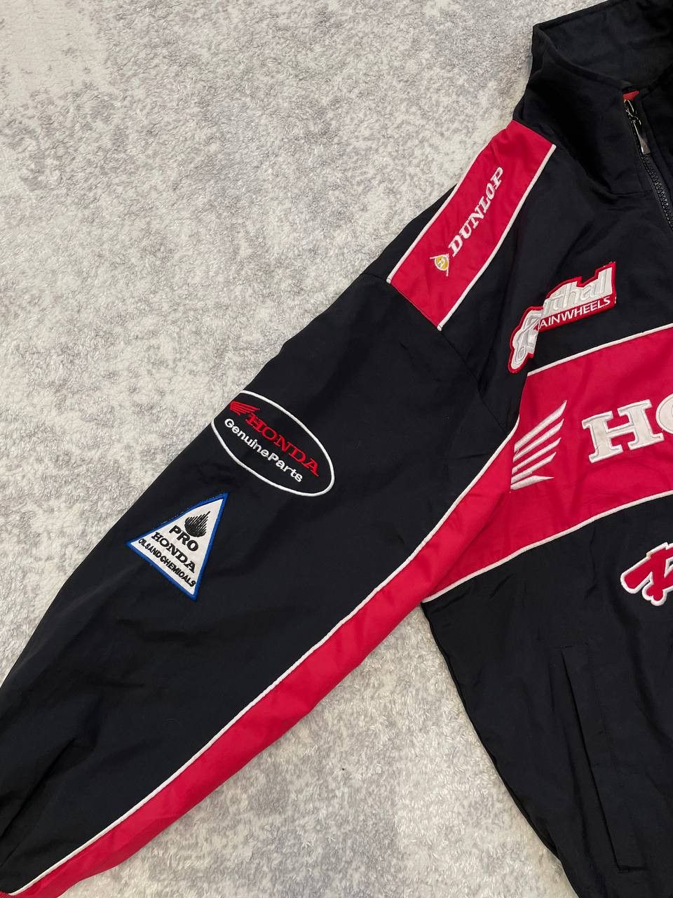 Formula 1 Vintage Honda Racing Jacket Michael Schumacher Woody F1 Y2K Size US M / EU 48-50 / 2 - 6 Thumbnail