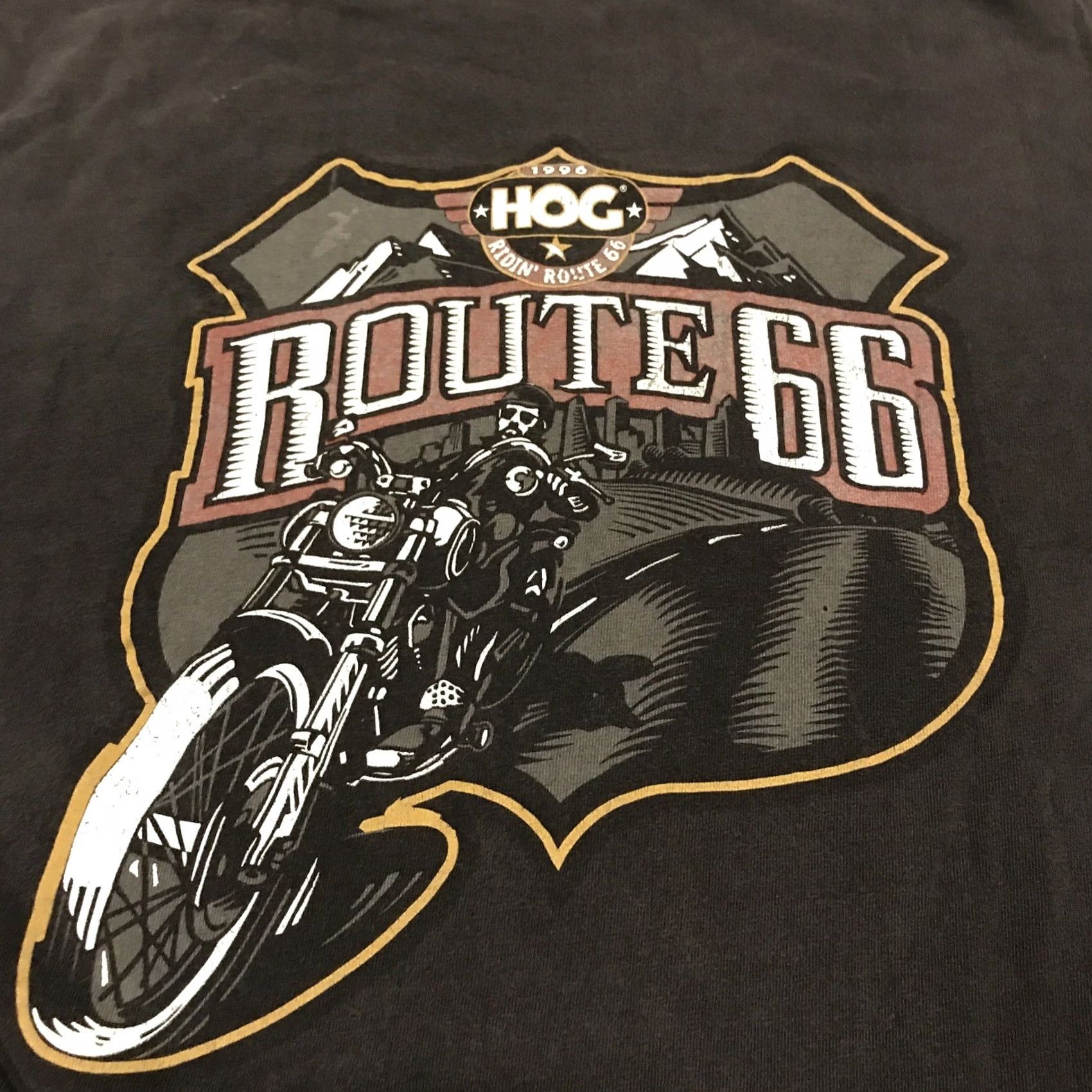 Harley Davidson VINTAGE Harley Davidson Shirt Mens 1996 Route 66 US Single Stitch Crew Neck Short Sleeve Size S Black Cotton Logo Graphic Print B4 Size US S / EU 44-46 / 1 - 6 Thumbnail