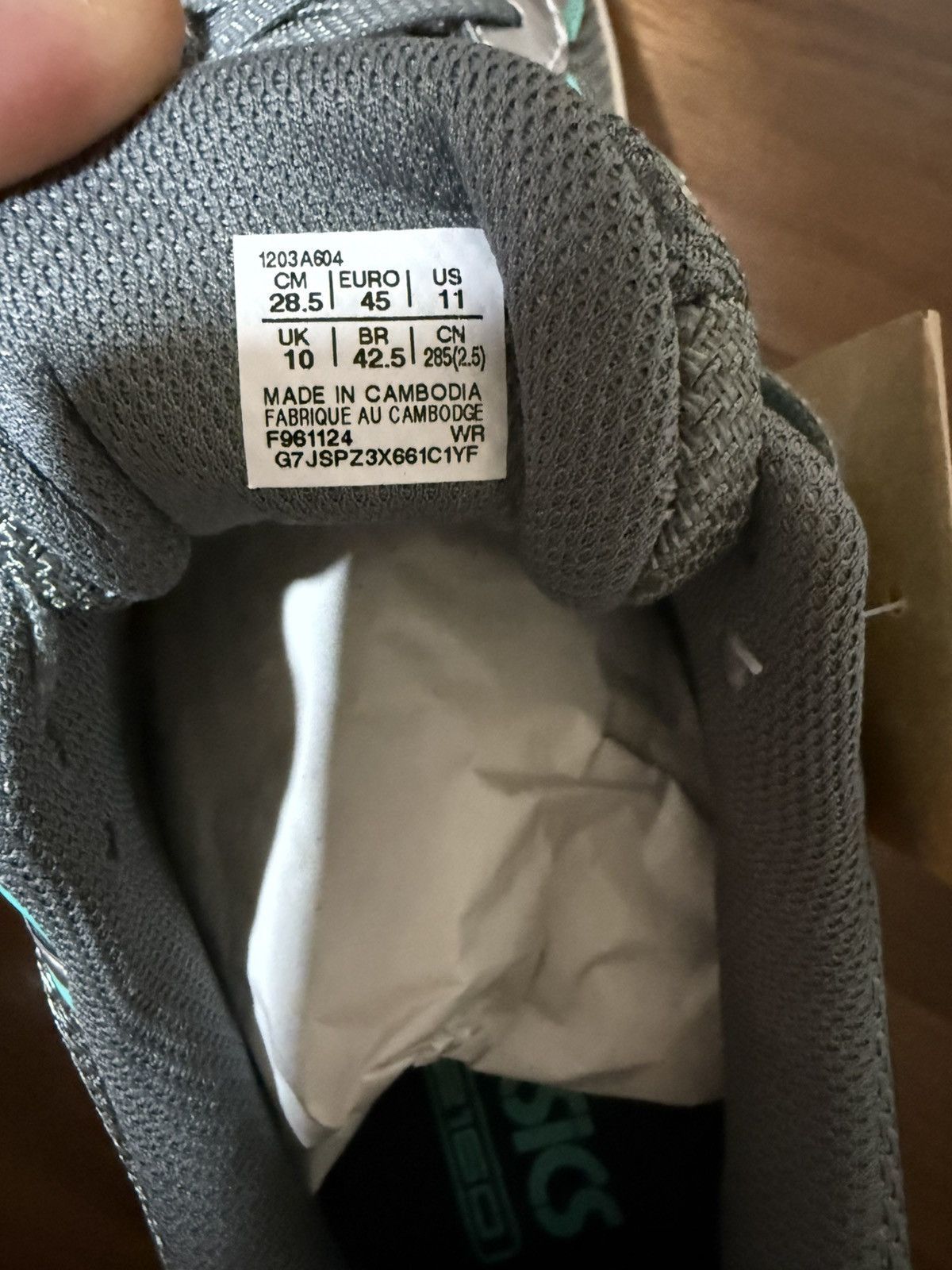 Asics ASICS GT-2160 “Steel Grey Waterfall” Men’s Size 11 Shoes Size US 11 / EU 44 - 7 Thumbnail