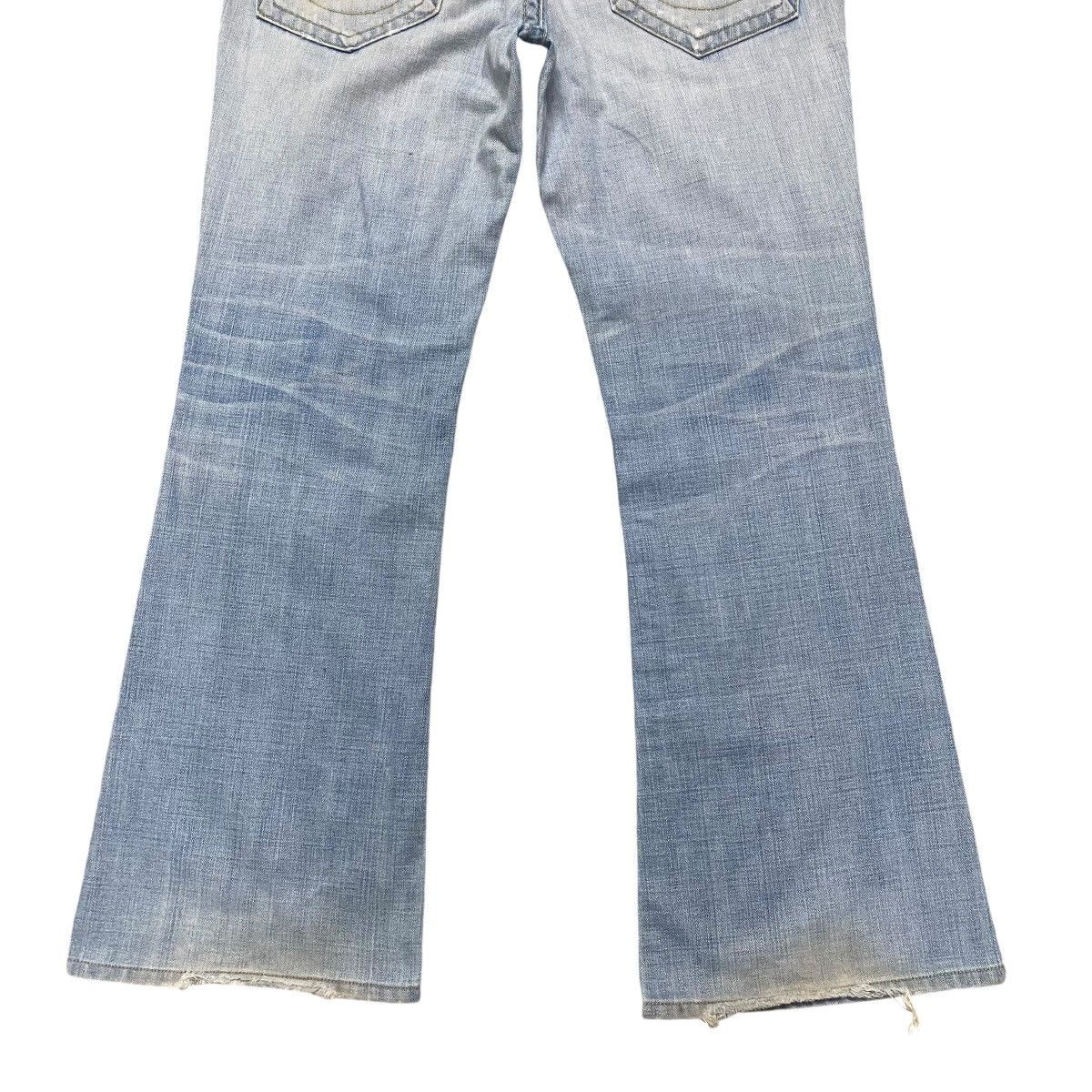 True Religion Vintage True Religion Distressed Denim Flare Jeans Size US 35 - 15 Thumbnail