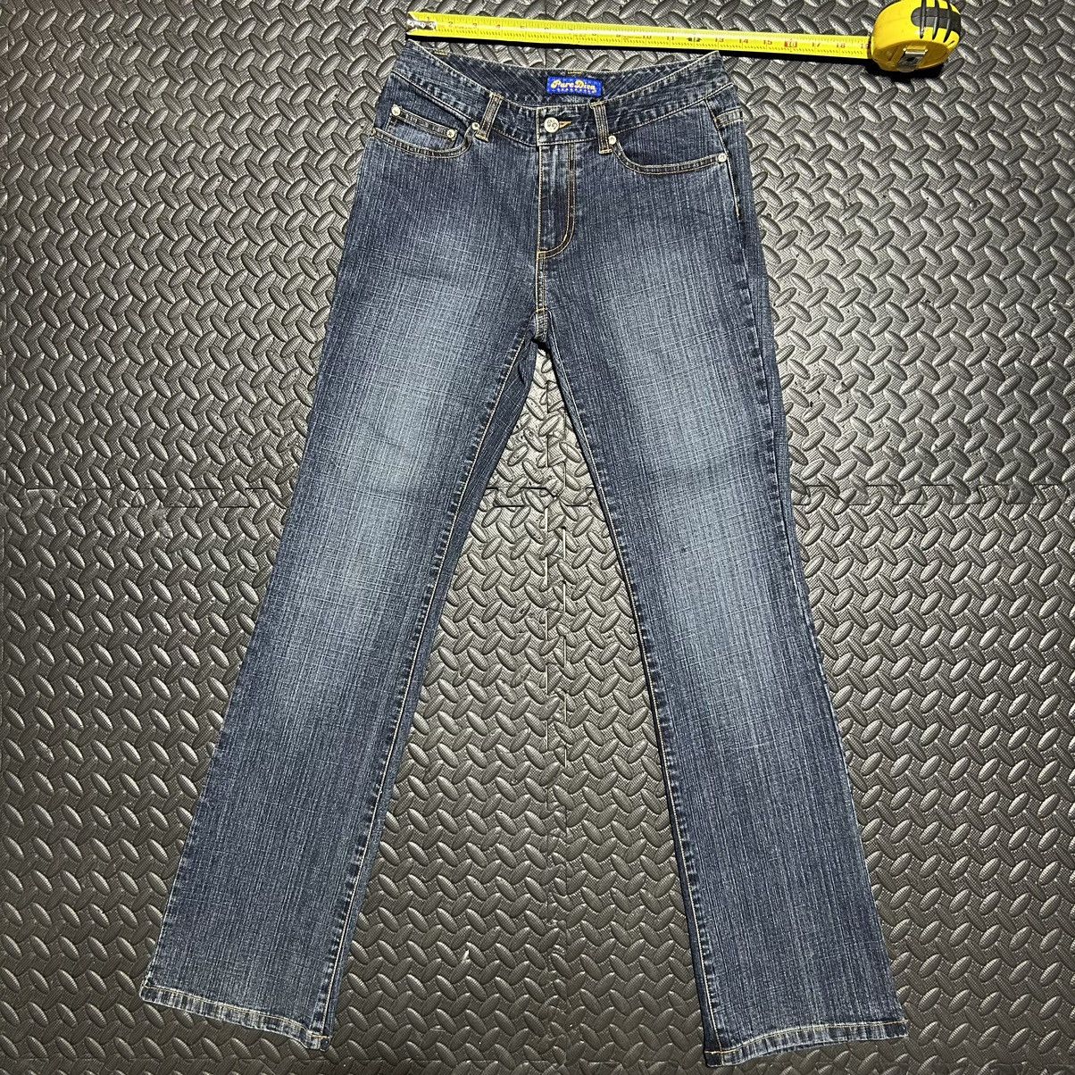 Designer × Vintage Pure Diva Jeans Straight Leg Low Rise Women’s Size 3 Juniors Size 26" / US 2 / IT 38 - 5 Thumbnail