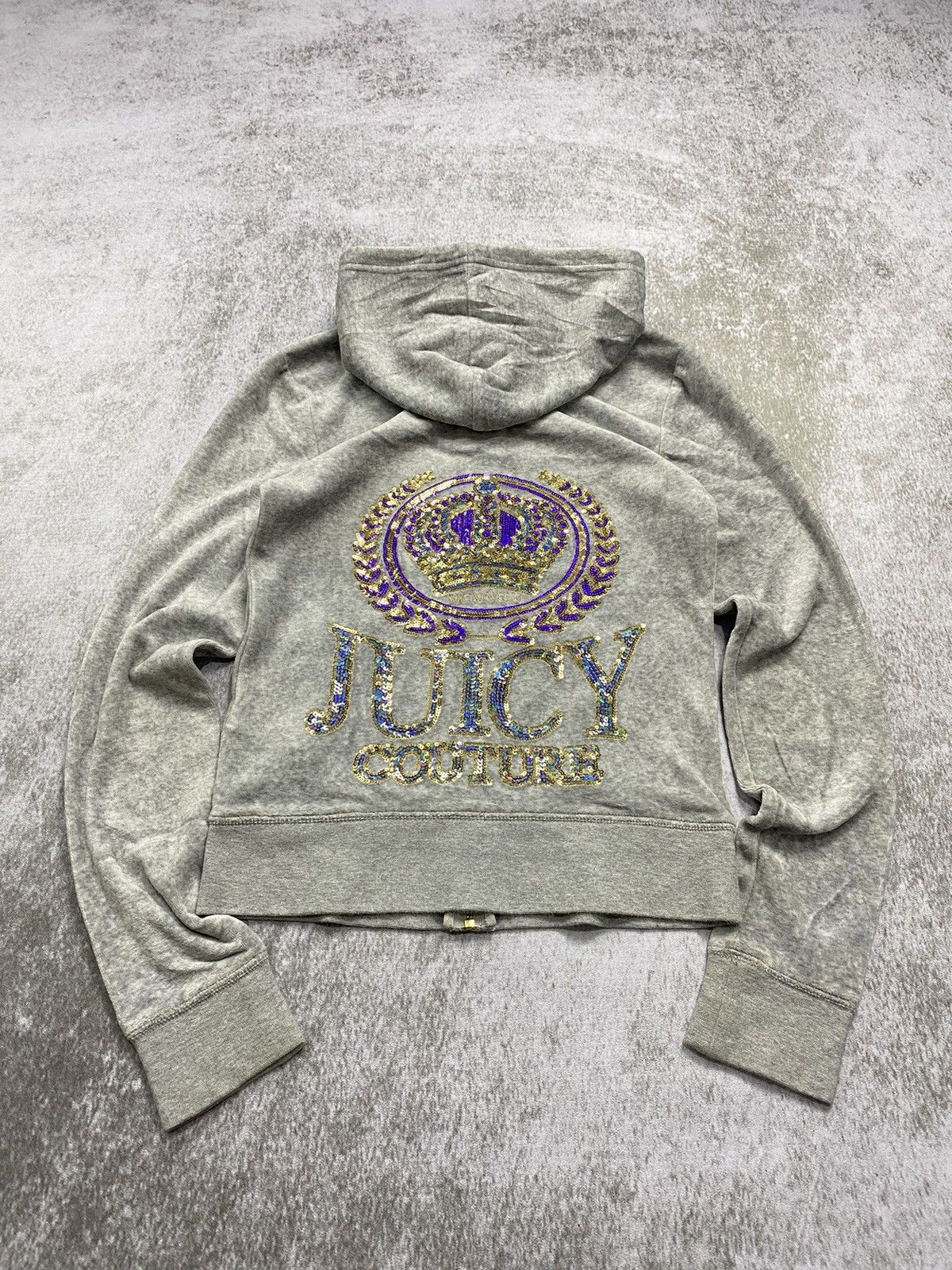 Juicy Couture × Vintage Y2K Vintage Juicy Couture Studed hoodie Size S / US 4 / IT 40 - 1 Thumbnail