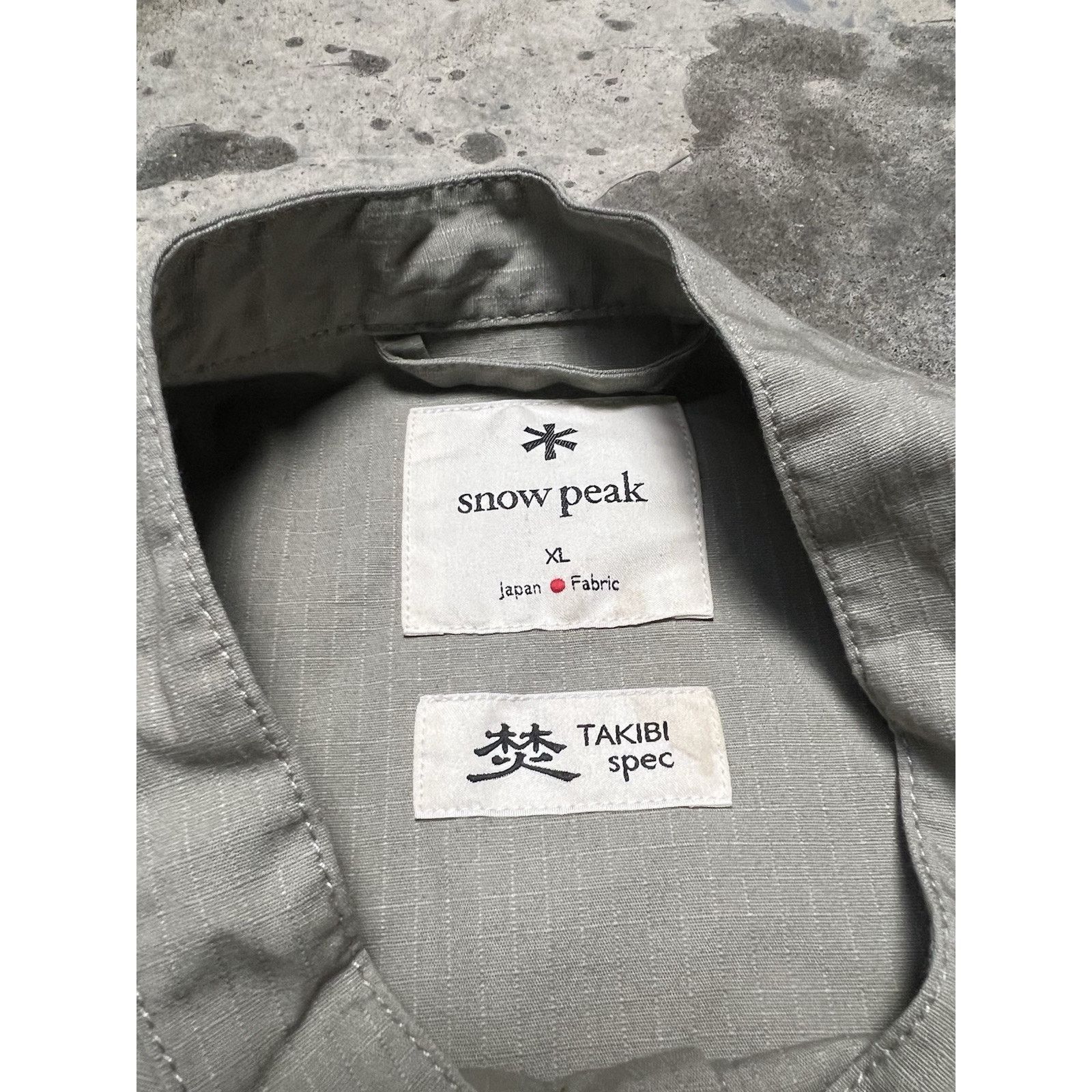 Snow Peak Snow Peak Pullover Taking Grade Smock Gray Takibi Grade XL Size US XL / EU 56 / 4 - 6 Thumbnail