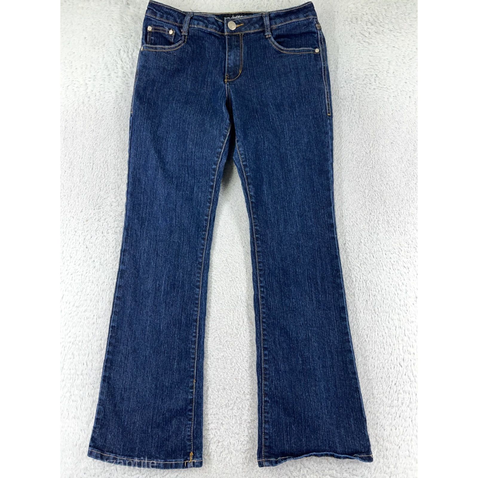Southpole VINTAGE Southpole Denim Jeans Women's Bootcut Skinny Fit 30in Inseam 11 Blue 90s Hip Hop Culture Size 32" / US 10 / IT 46 - 2 Thumbnail