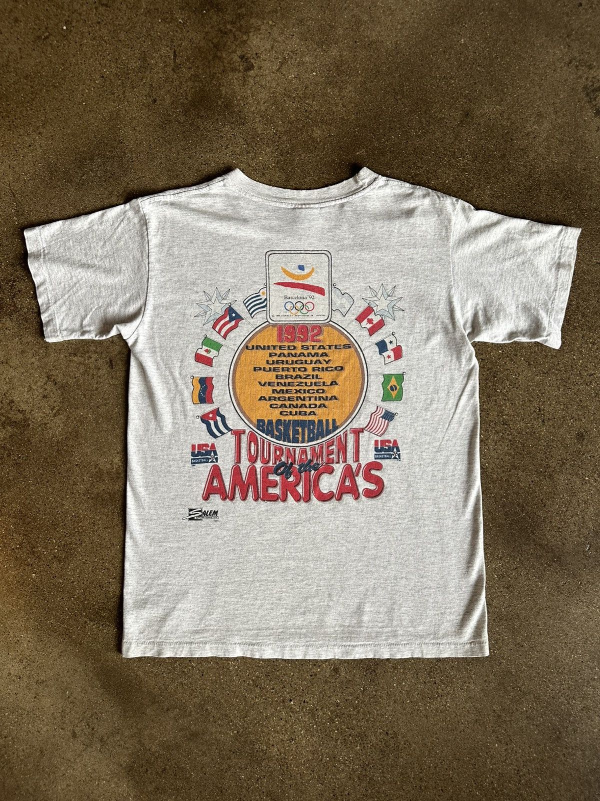 Vintage Dream Team 1992 Salem tee Size US M / EU 48-50 / 2 - 6 Thumbnail