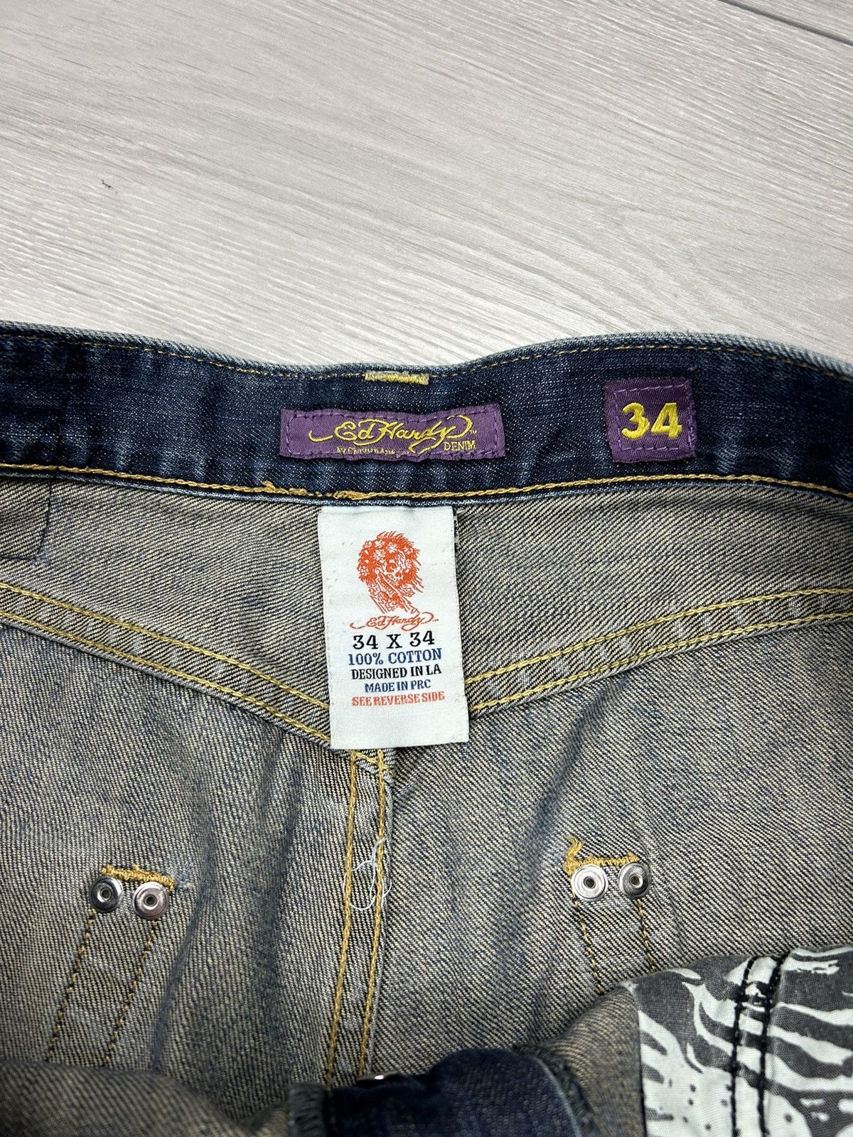 Ed Hardy Ed Hardy vintage denim jeans size 32 Size US 34 / EU 50 - 7 Thumbnail