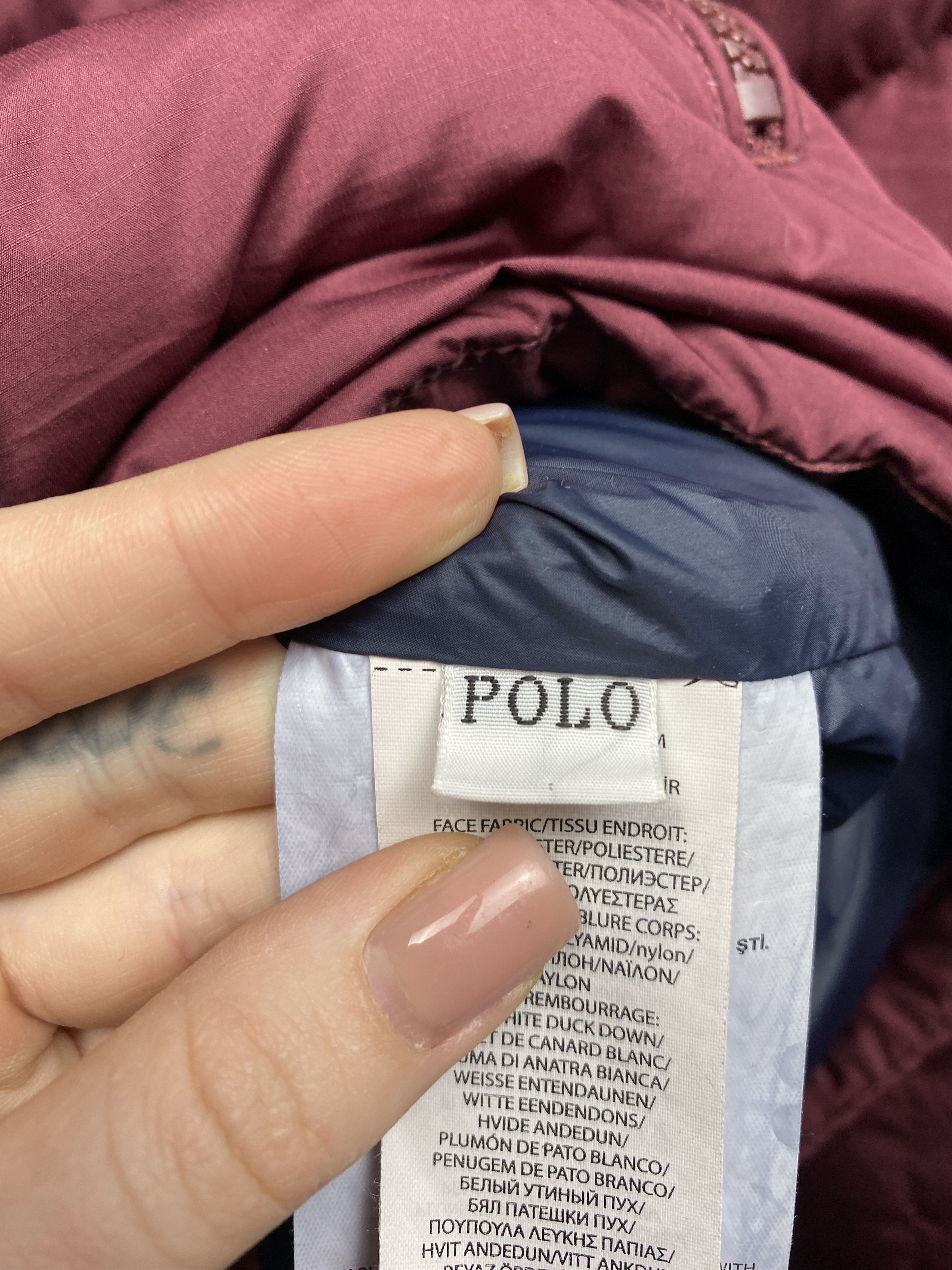 Polo Ralph Lauren × Ralph Lauren × Vintage Polo Ralph Lauren Vintage Mens Down Puffer Jacket Size US XXL / EU 58 / 5 - 5 Thumbnail