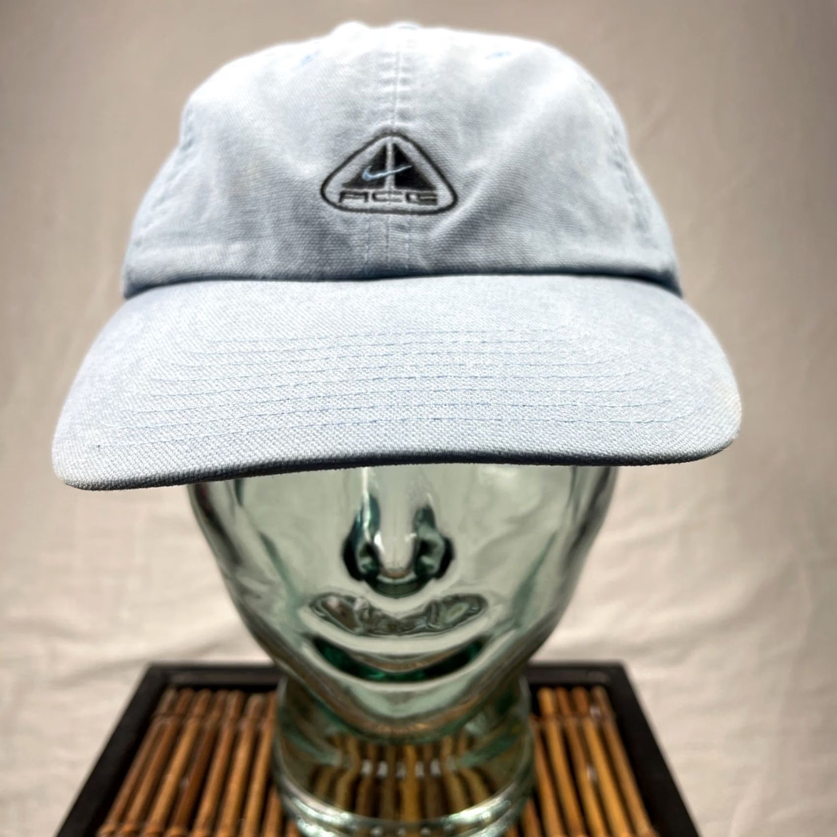 Nike ACG VINTAGE Nike ACG Hat Cap Mens Strap Back Blue All Conditions Gear Adjustable Hat Size ONE SIZE - 2 Thumbnail
