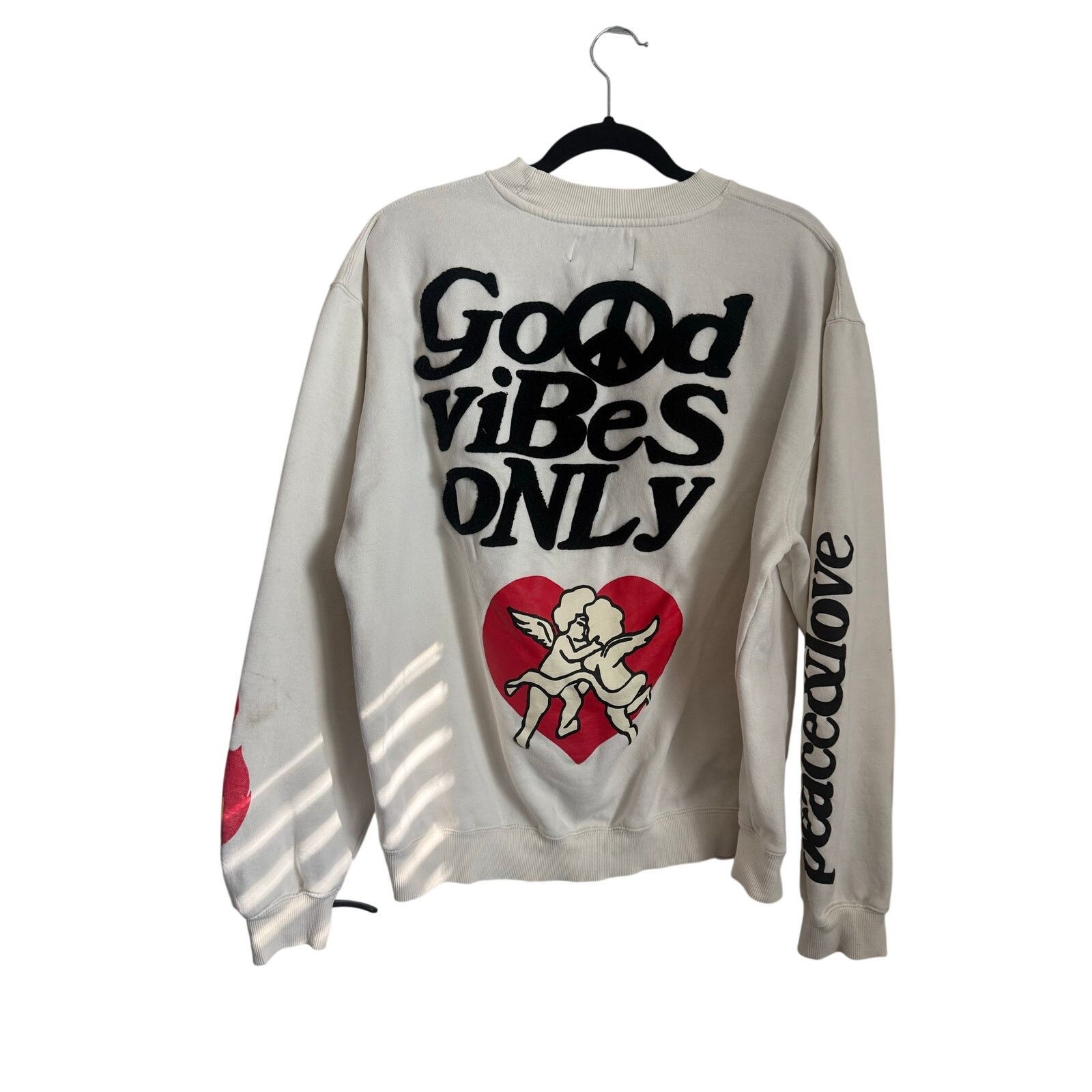 Other Alpha Collective Graphic Crewneck XL Retro Peace Sweatshirt Size XL / US 12-14 / IT 48-50 - 2 Thumbnail