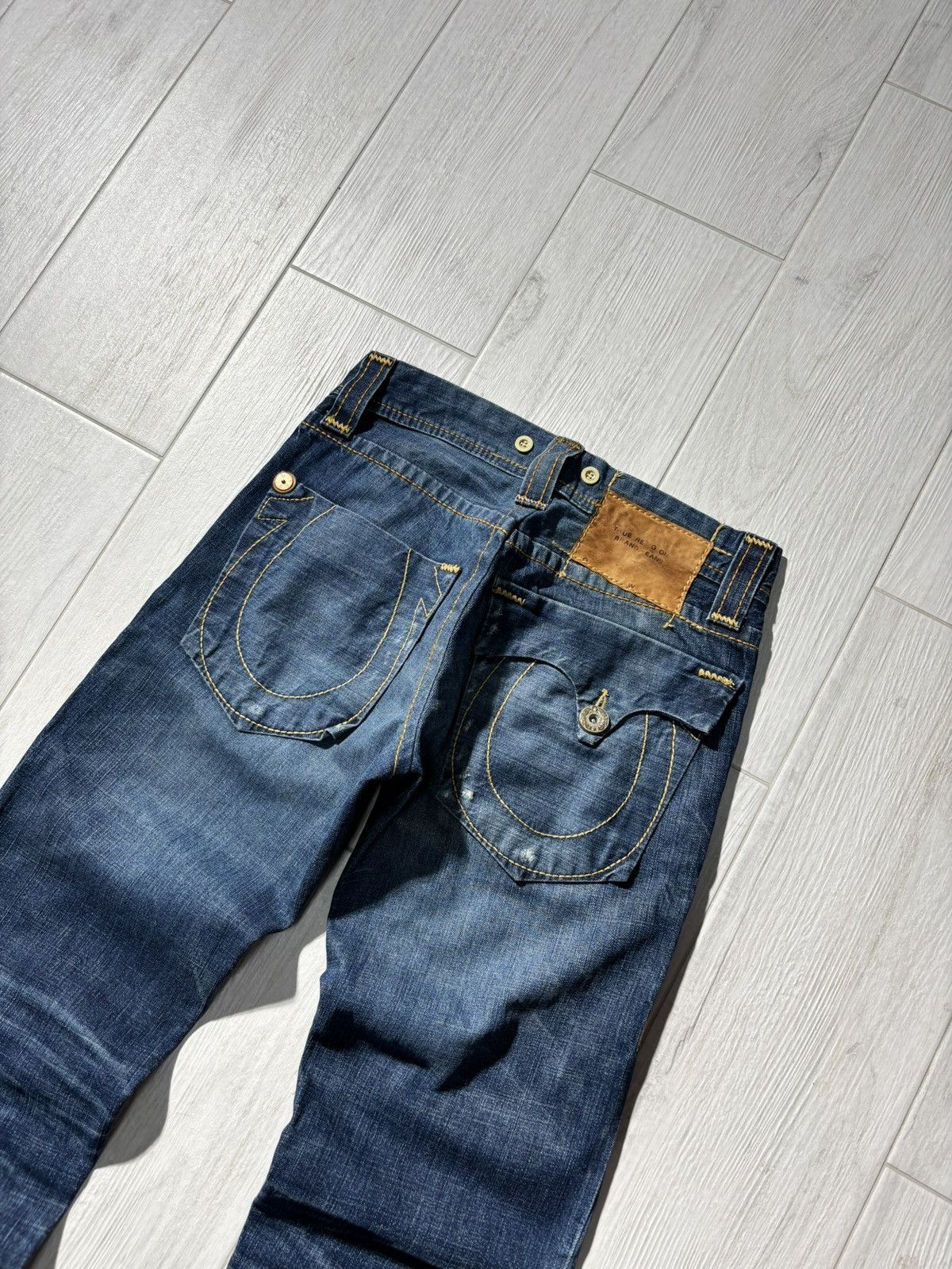 True Religion Y2K True Religion Jeans Denim Distressed USA Chief Keef Size US 29 - 4 Thumbnail