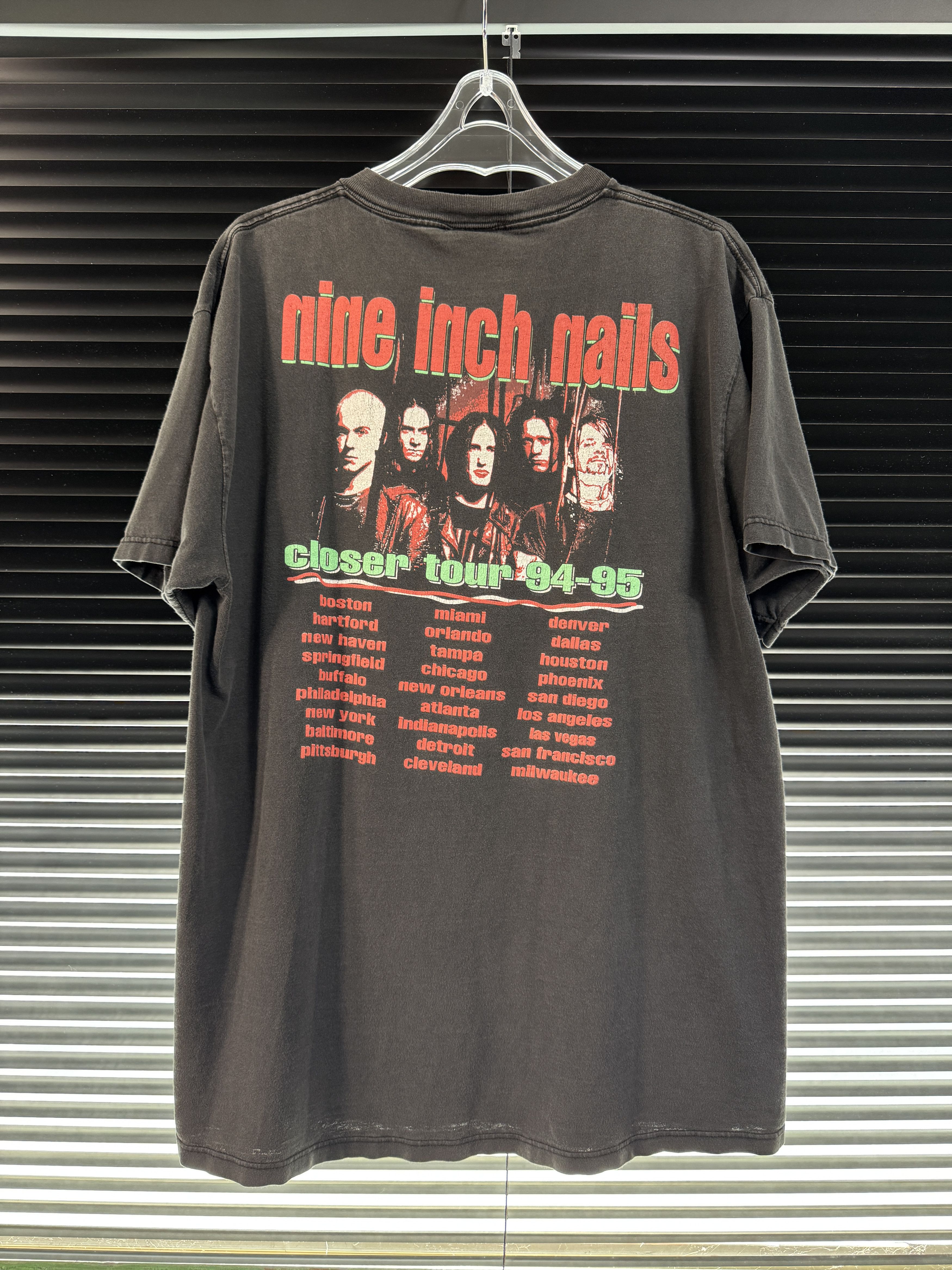 Band Tees Vintage 90s Nine Inch Nails Closer Tour Shirt Size US XL / EU 56 / 4 - 2 Thumbnail