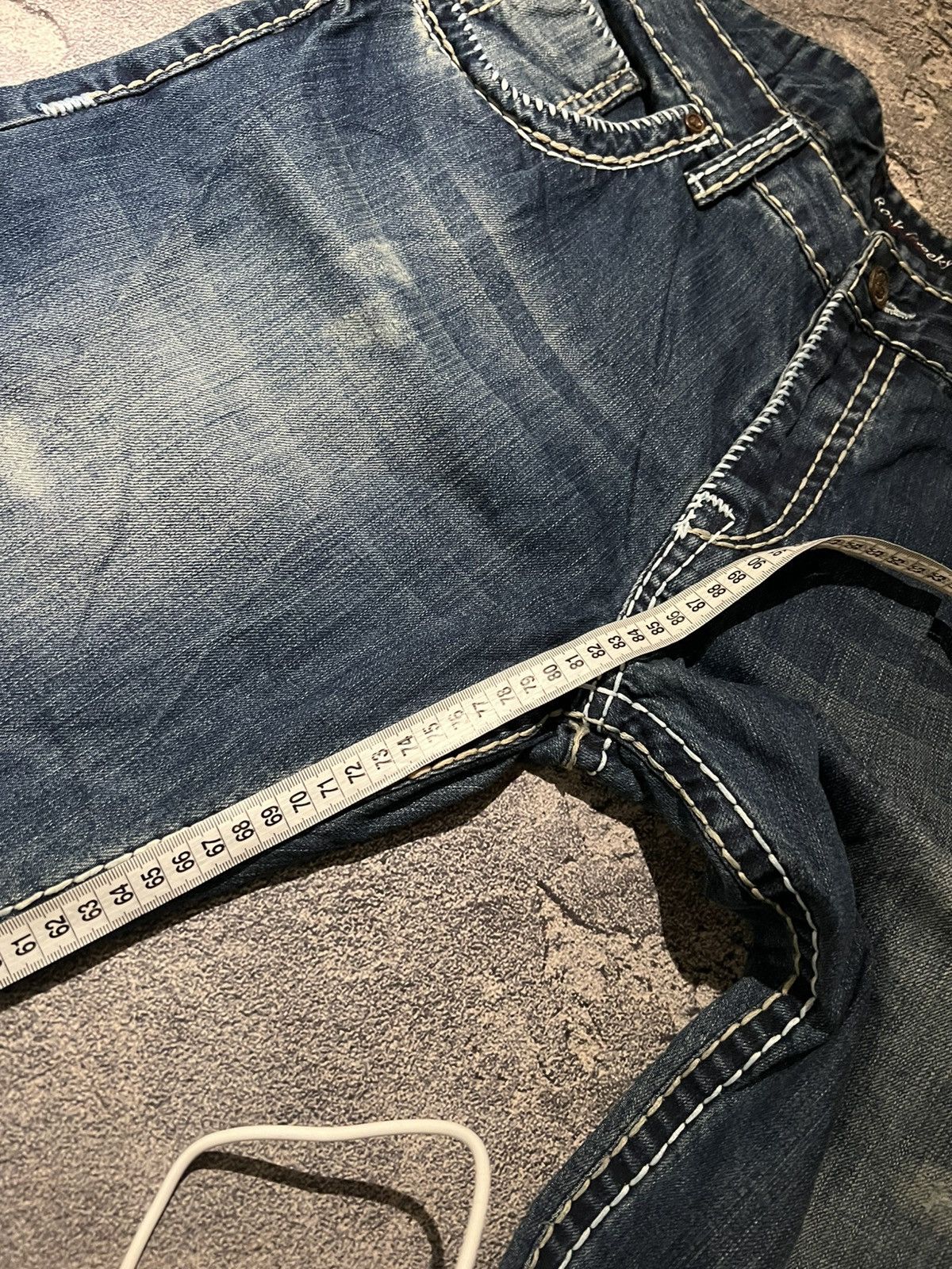 Japanese Brand Avant-Garde Archive Destroyed Jeans / Number Njne Style Size US 39 - 10 Thumbnail
