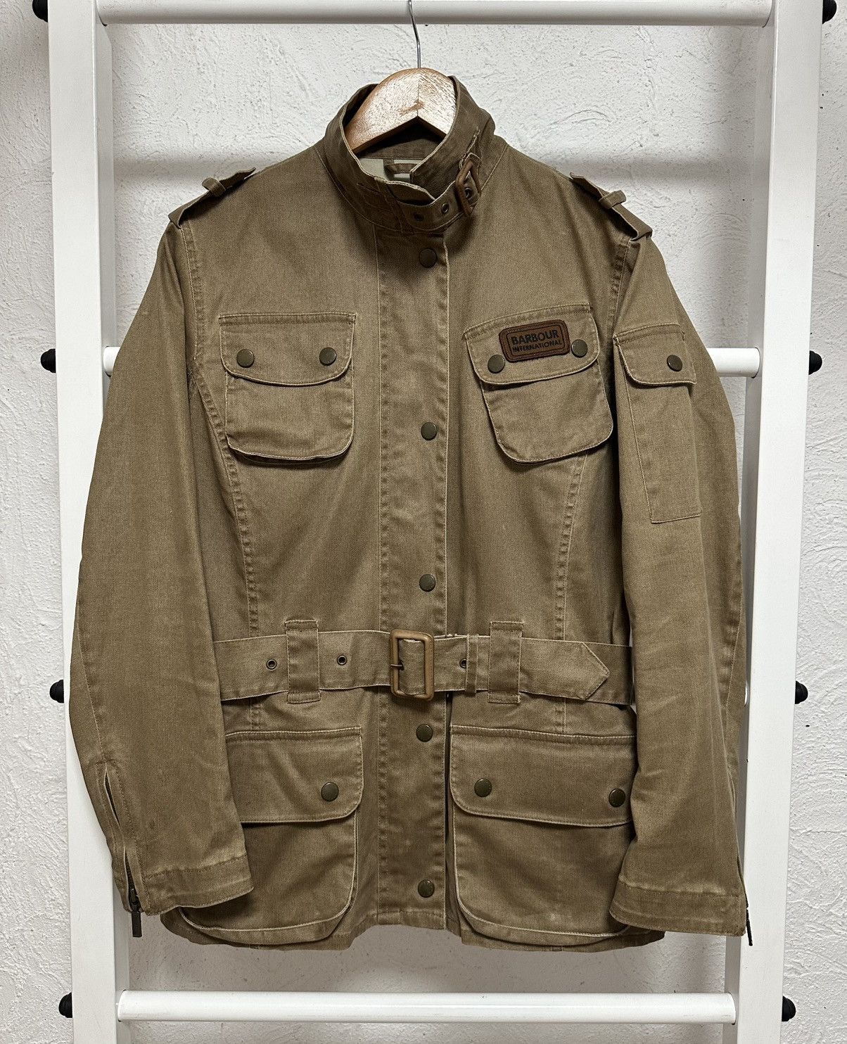 Barbour Barbour International Women’s Khaki Jacket Size M Size M / US 6-8 / IT 42-44 - 1 Thumbnail