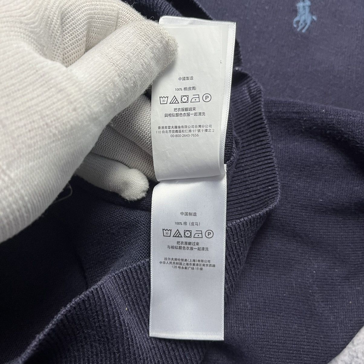 Polo Ralph Lauren × Vintage Vintage Polo Ralph Lauren Sweater V-Neck Streetwear Y2K Size US M / EU 48-50 / 2 - 9 Thumbnail