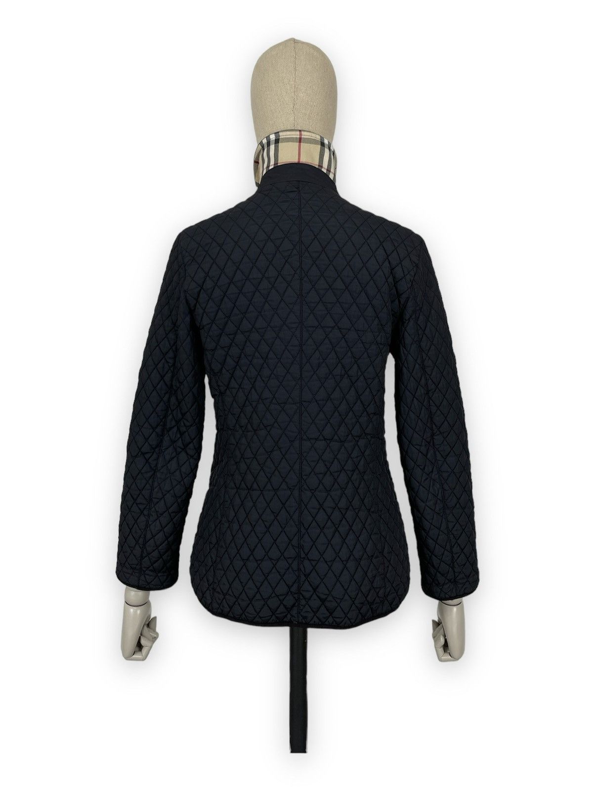 Burberry × Vintage BURBERRYS Nova Paid Quilted Snap-Buttons Coat Trench Jacket Size S / US 4 / IT 40 - 4 Thumbnail