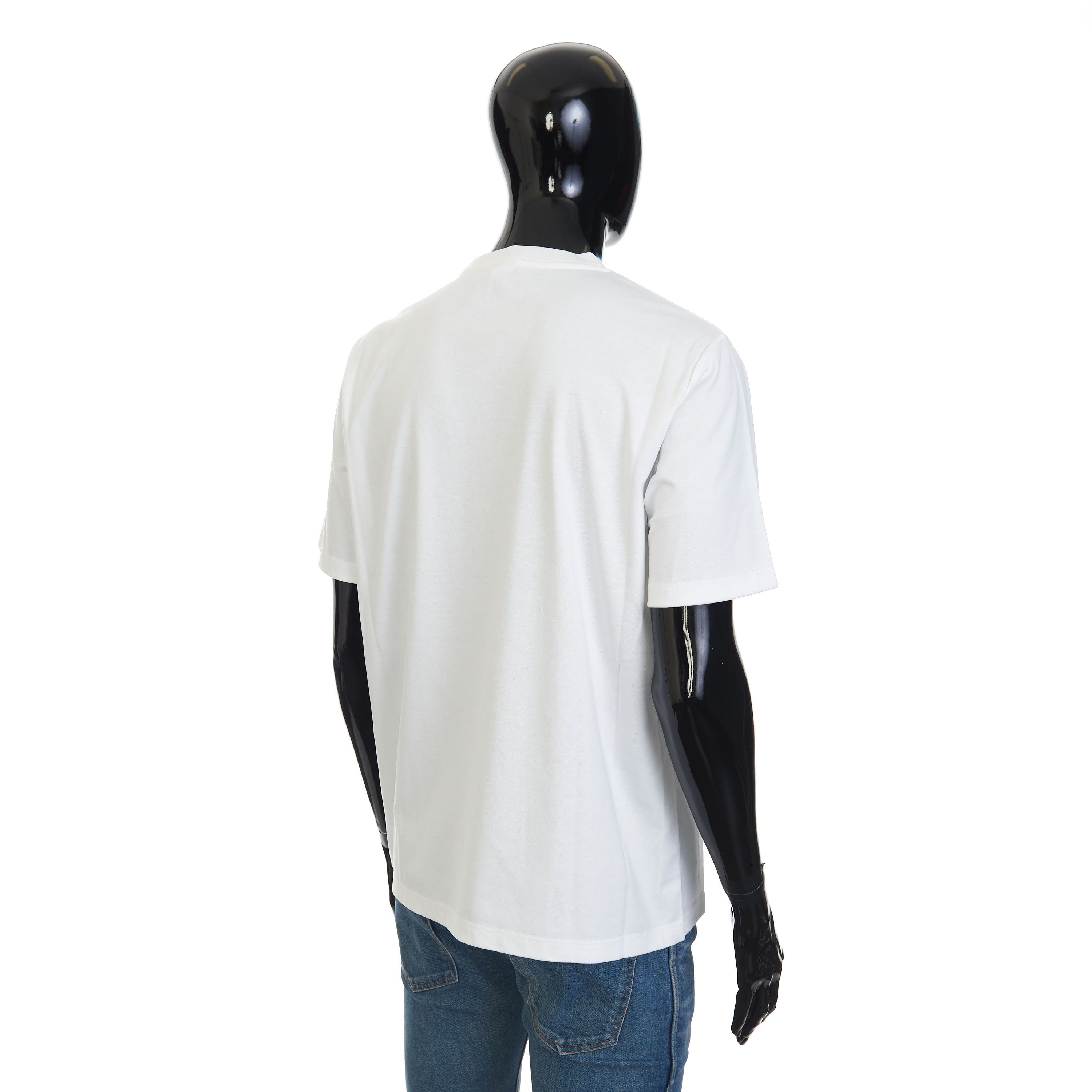 Berluti Embroidered Scritto T-shirt In White Cotton Size US S / EU 44-46 / 1 - 6 Thumbnail