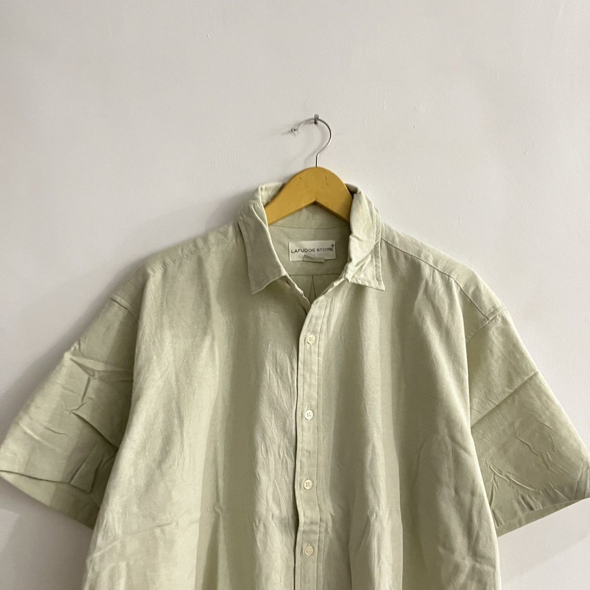 Japanese Brand Lafudge - City Boy Oversized Shirt Size US M / EU 48-50 / 2 - 2 Thumbnail