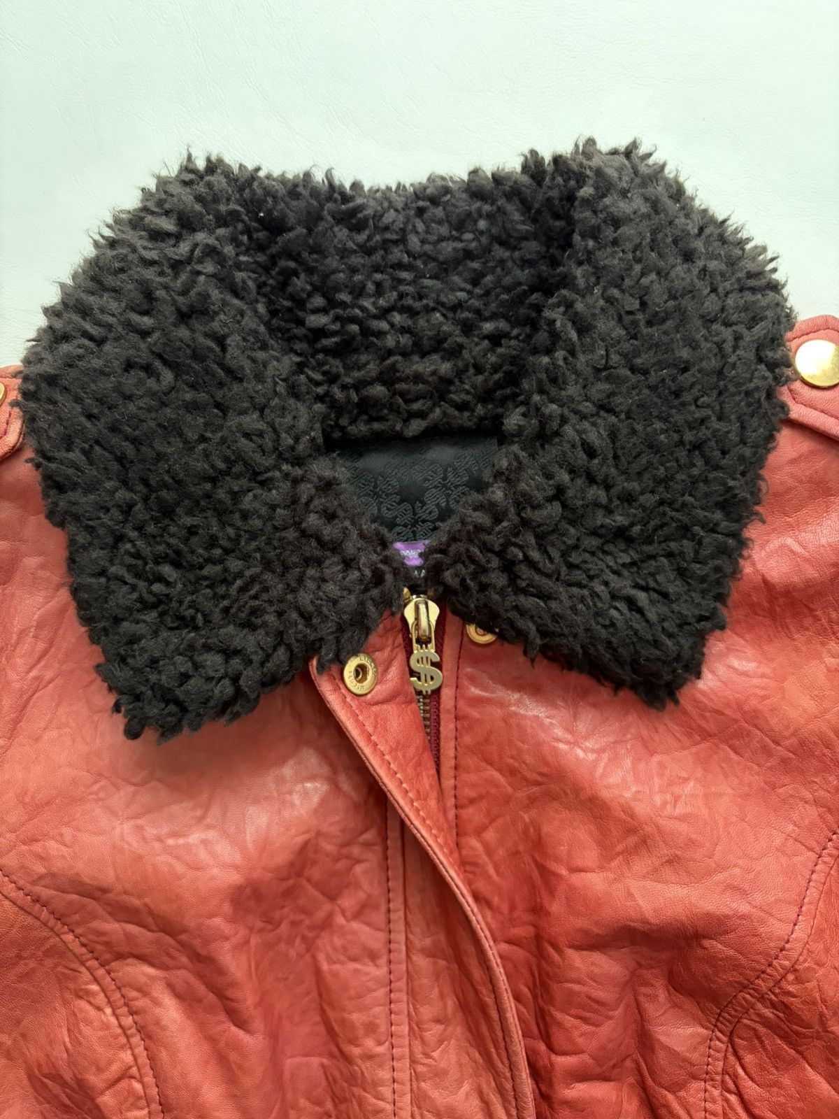 Swagger 00’s Thinsulate Sheepskin Leather Bomber Jacket Size US XS / EU 42 / 0 - 5 Thumbnail