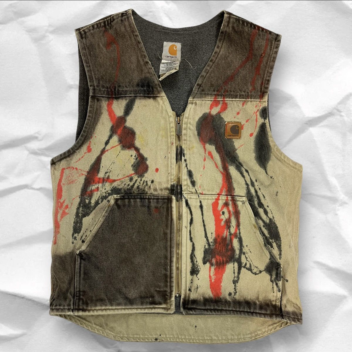 Carhartt Carhartt Paint Splatter Vest Grailed