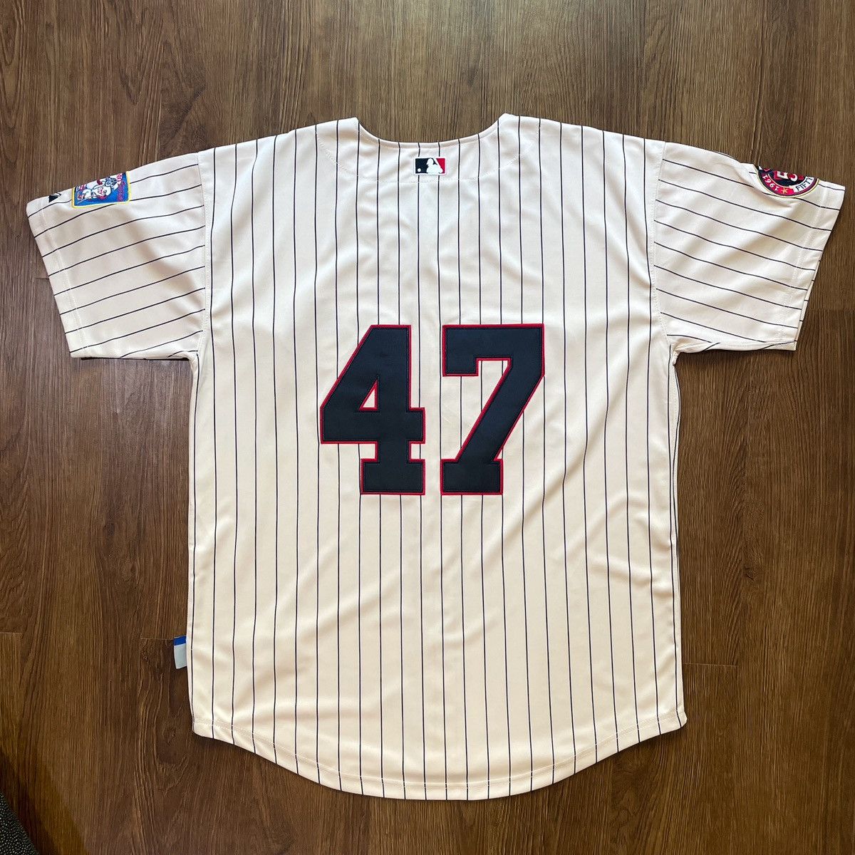 Majestic × Vintage 50th Anniversary Minnesota Twins x Majestic Pinstripe Jersey Size US XXL / EU 58 / 5 - 7 Thumbnail