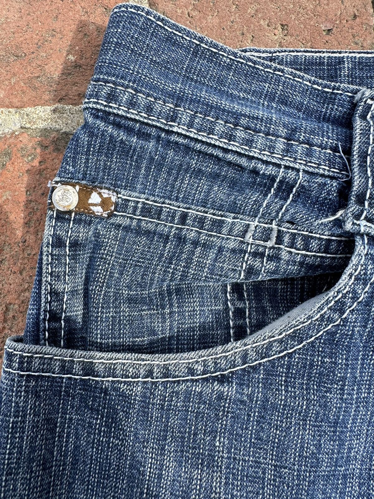 JNCO × Southpole × Vintage Vintage Y2K Skater Jean Shorts Medium Wash Baggy Fit Size US 36 / EU 52 - 4 Thumbnail