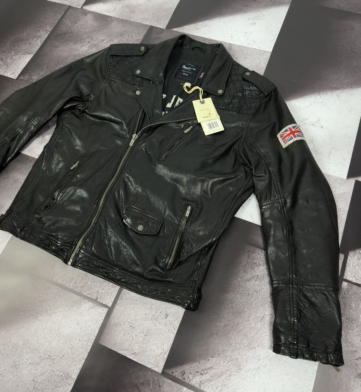 Other × Pepe Jeans × Vintage Pepe Jeans Lather Jacket Size US XL / EU 56 / 4 - 2 Thumbnail