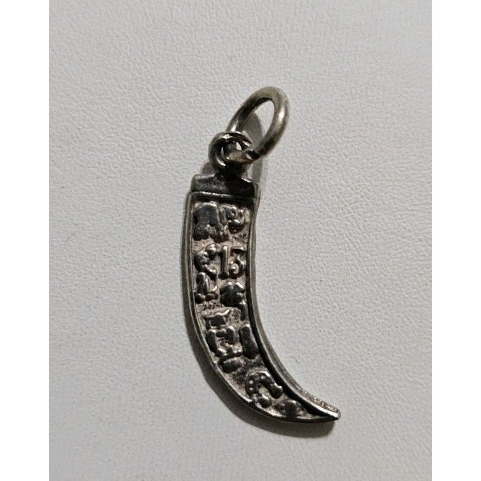 Other Italian Horn Good Luck Charm Pendant Silver 925 Size ONE SIZE - 1 Thumbnail