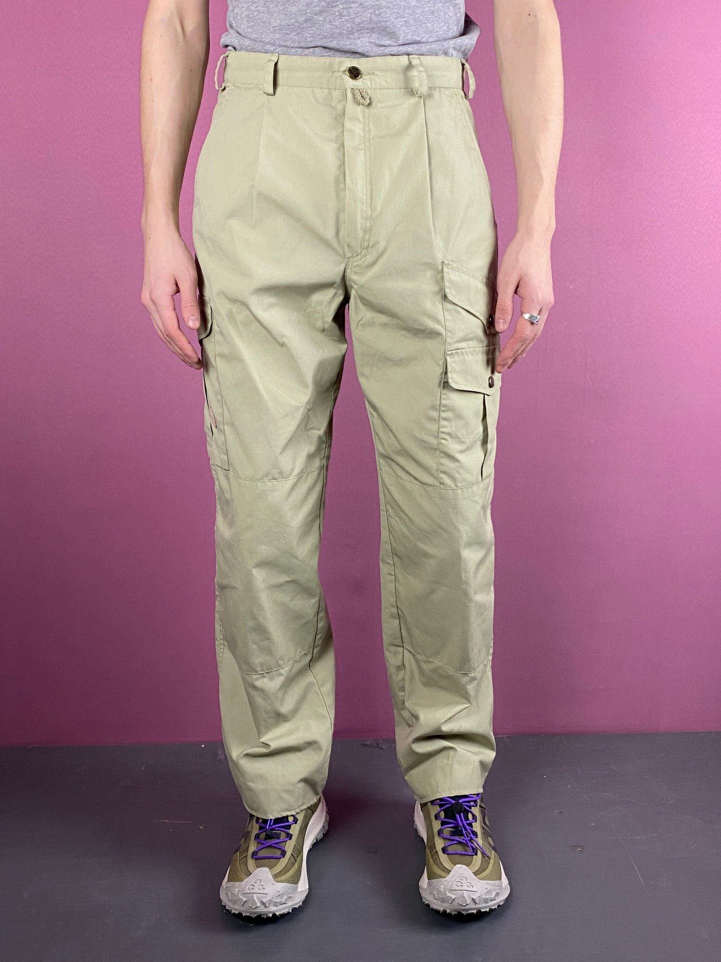 Fjallraven × Vintage 90s Fjallraven Vintage Men's Cargo Pants - M Size US 32 / EU 48 - 2 Thumbnail