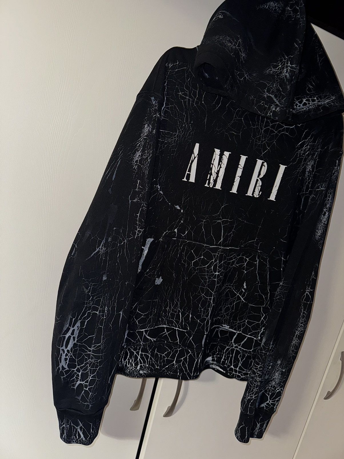 Amiri AMIRI CRACKED CORE LOGO HOODIE Size US L / EU 52-54 / 3 - 3 Thumbnail
