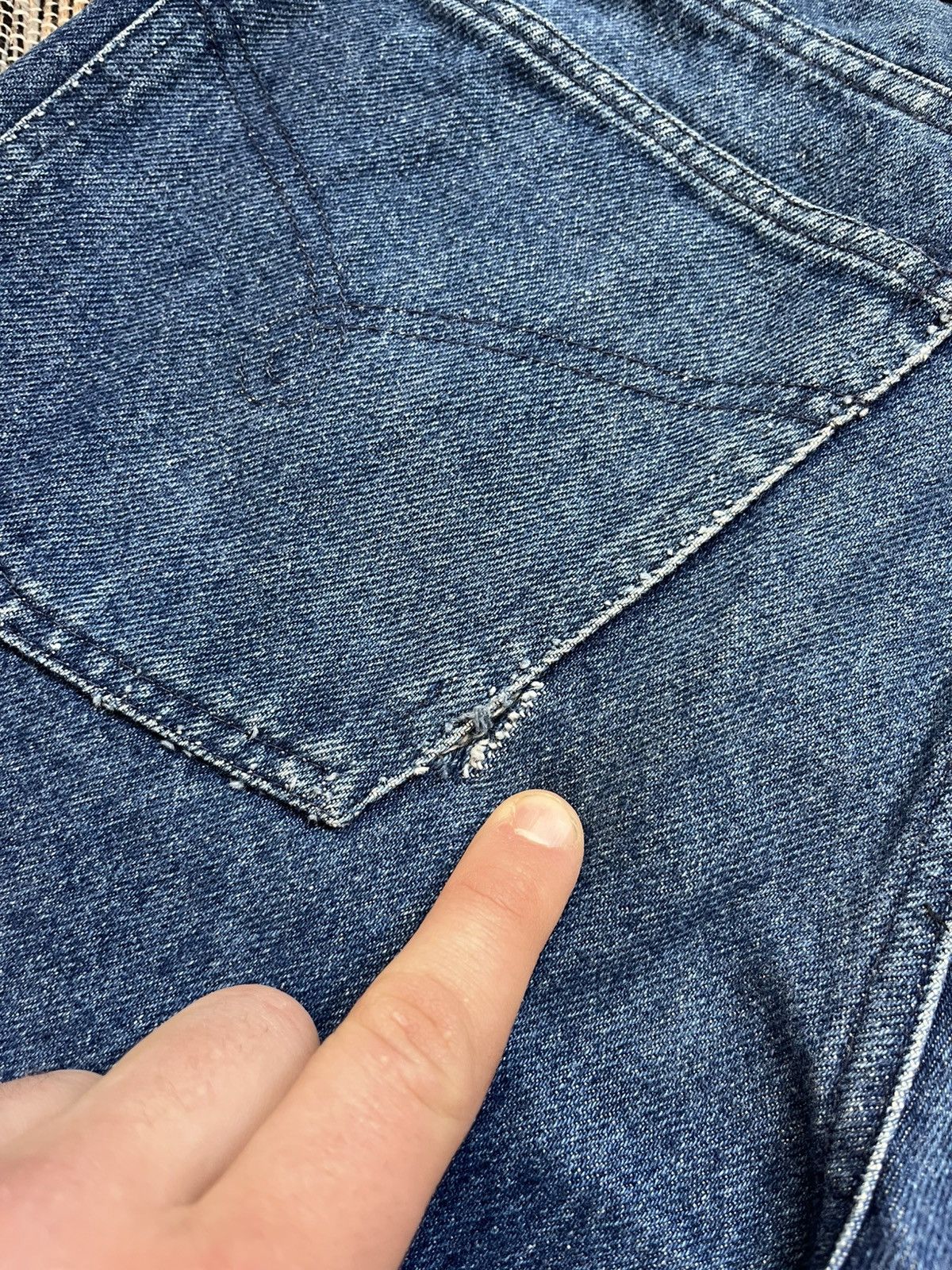 Moschino × Vintage Vintage Moschino Denim Jeans Workwear Pants Made in Italy Size US 36 / EU 52 - 17 Thumbnail
