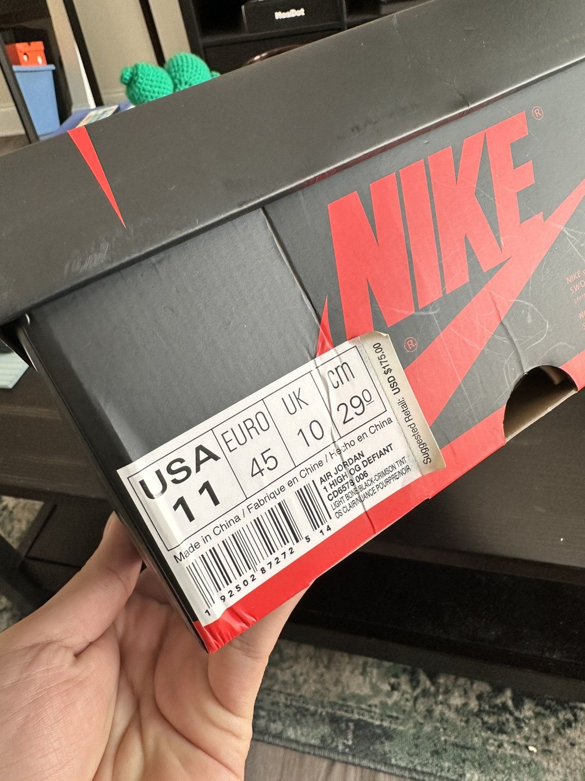 Jordan Brand × Nike AIR JORDAN 1 HIGH OG DEFIANT “NYC TO PARIS” Size US 11 / EU 44 - 5 Thumbnail